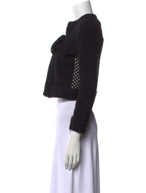 D&G Wool Tie Neck Sweater