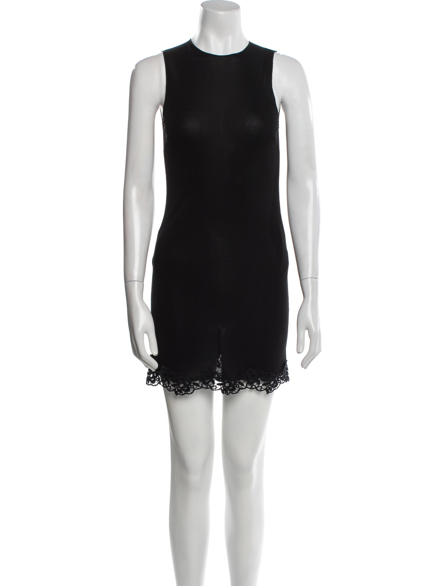 Dolce & Gabbana Crew Neck Mini Dress