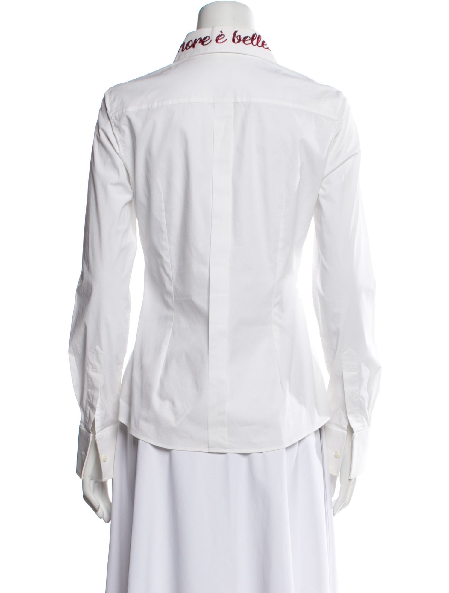 Dolce & Gabbana Long Sleeve Button-Up Top