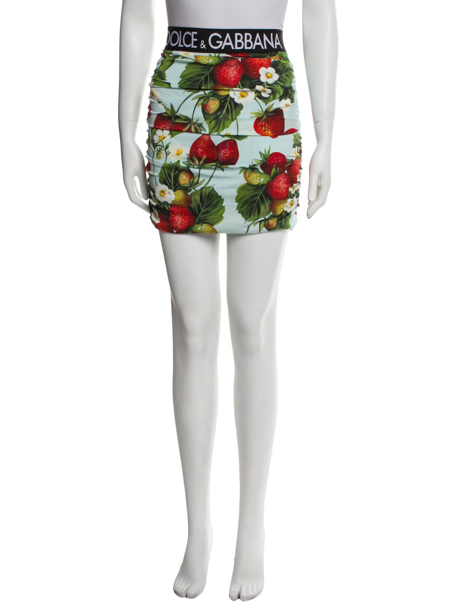 Dolce & Gabbana Silk Mini Skirt w/ Tags