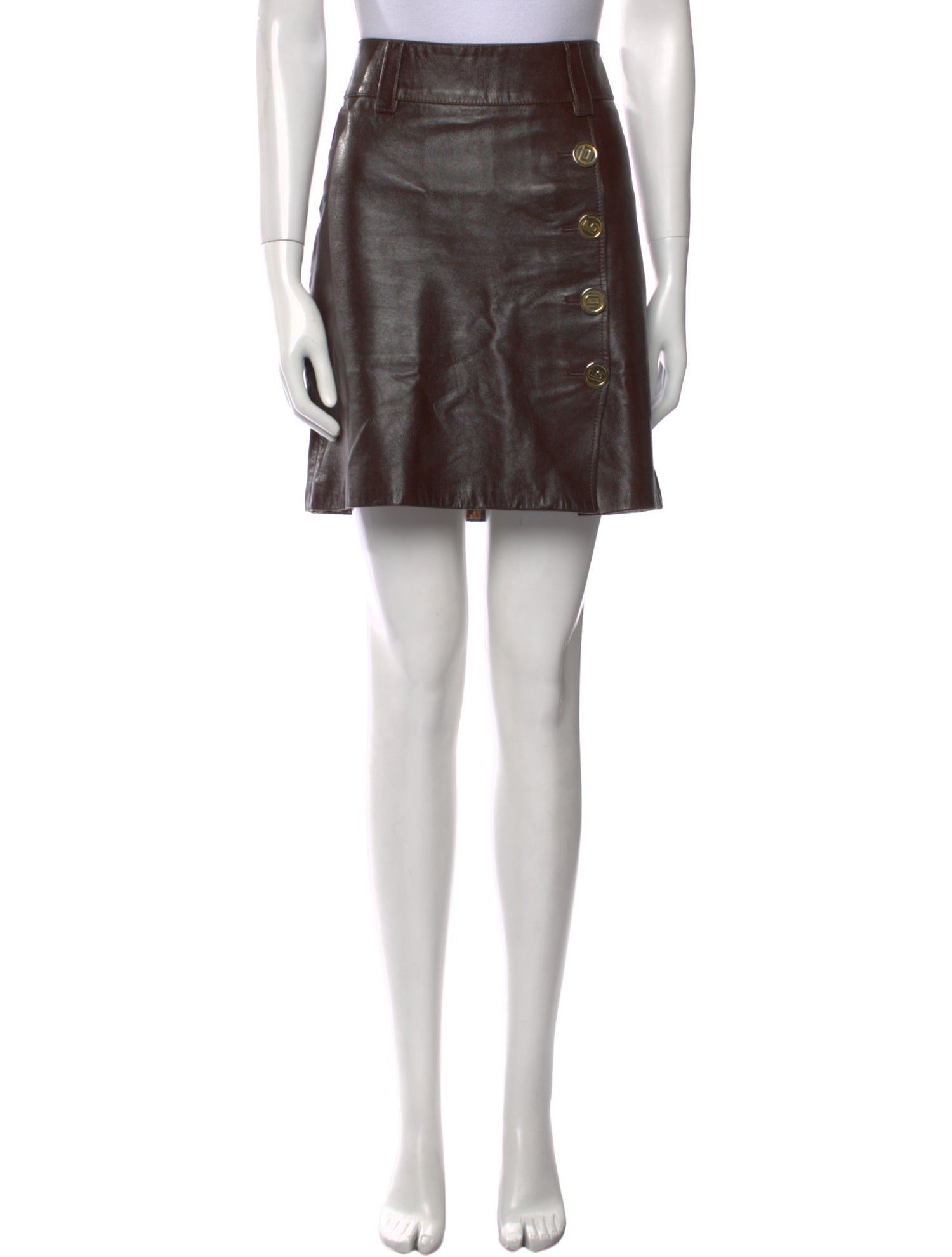 Dolce & Gabbana Shearling Mini Skirt