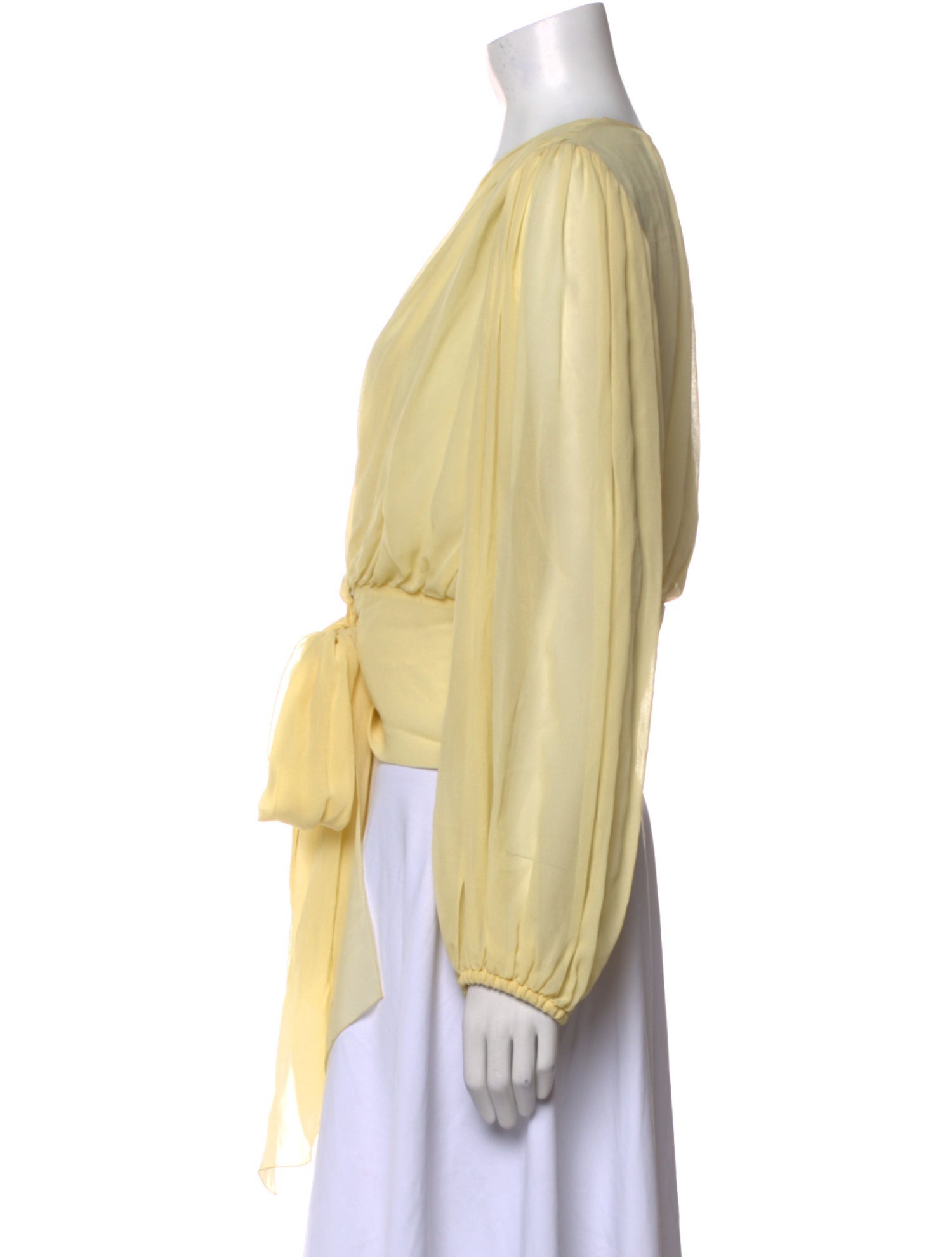 Dolce & Gabbana Silk V-Neck Blouse