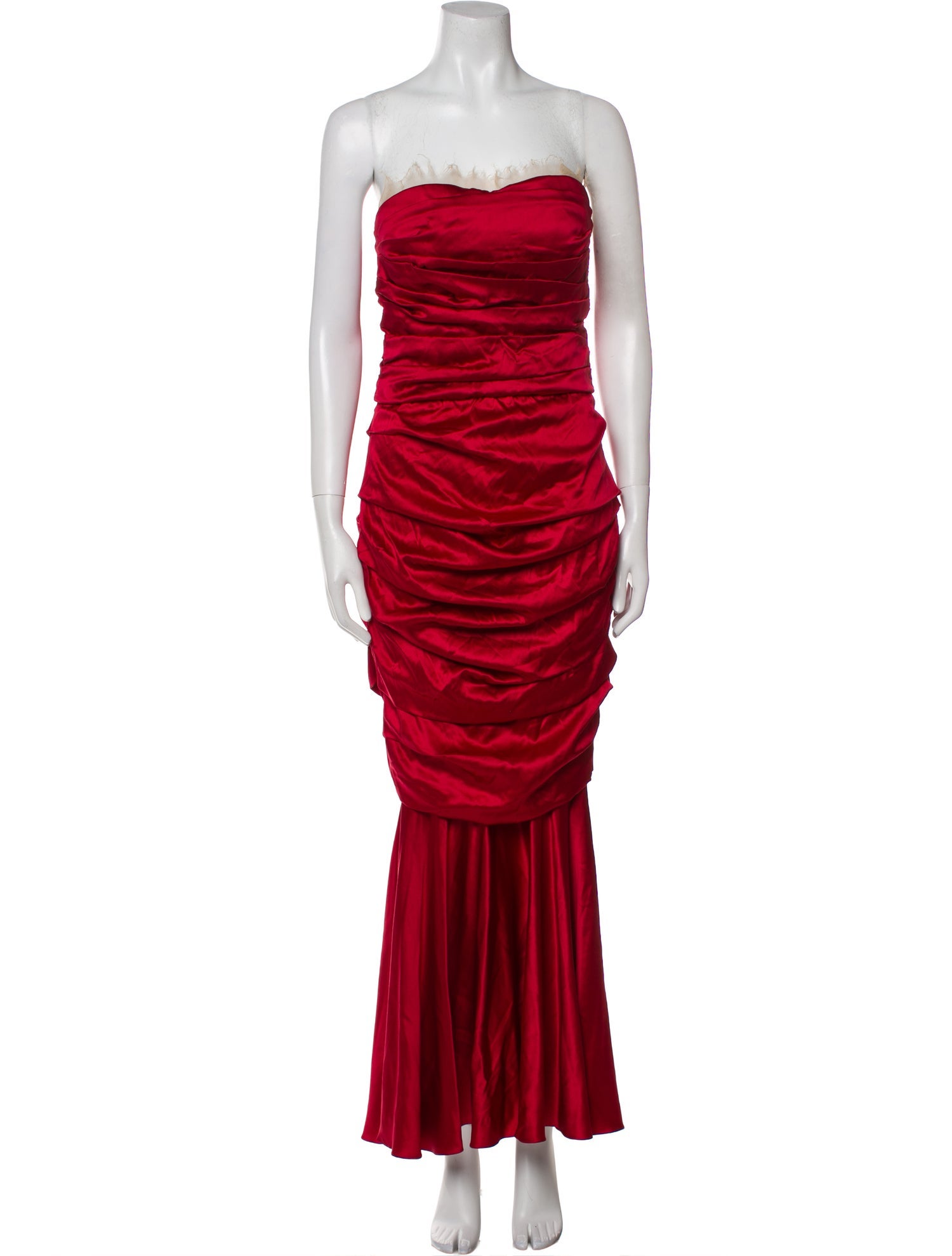 Dolce & Gabbana Satin Long Dress