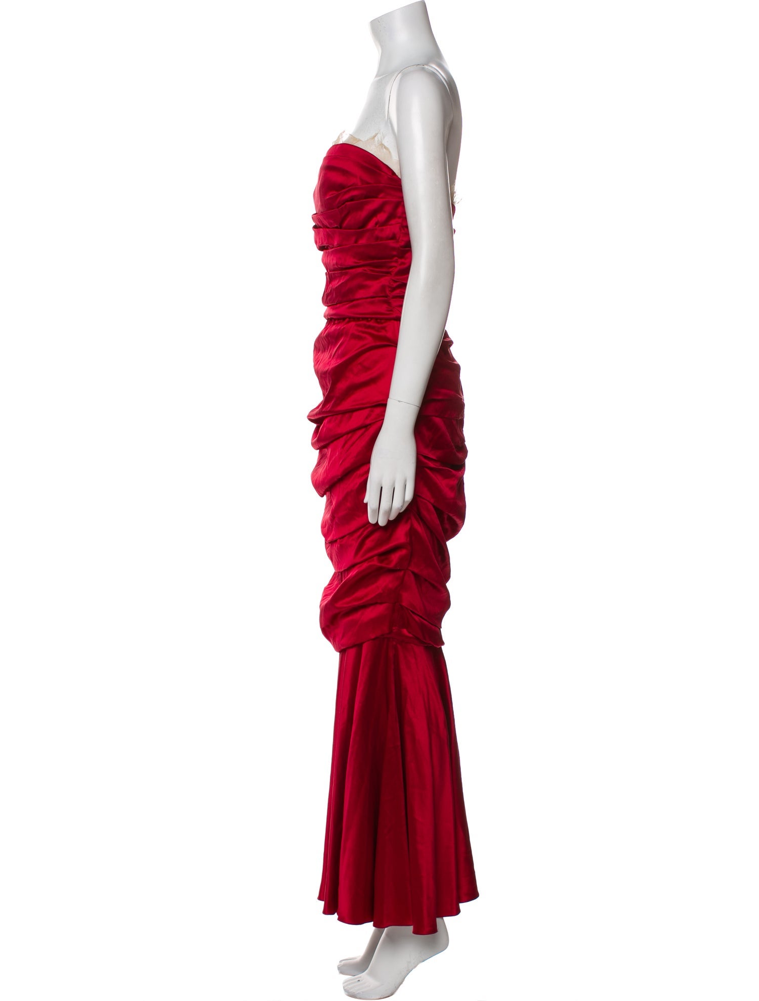 Dolce & Gabbana Satin Long Dress