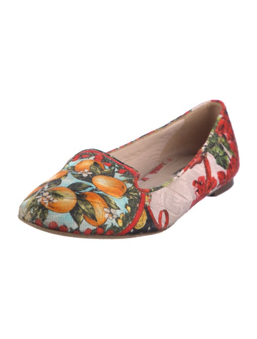 Dolce & Gabbana Floral Print Loafers