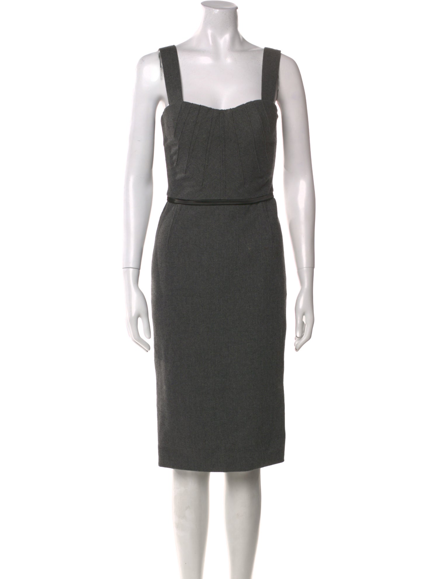 Dolce & Gabbana Wool Knee-Length Dress