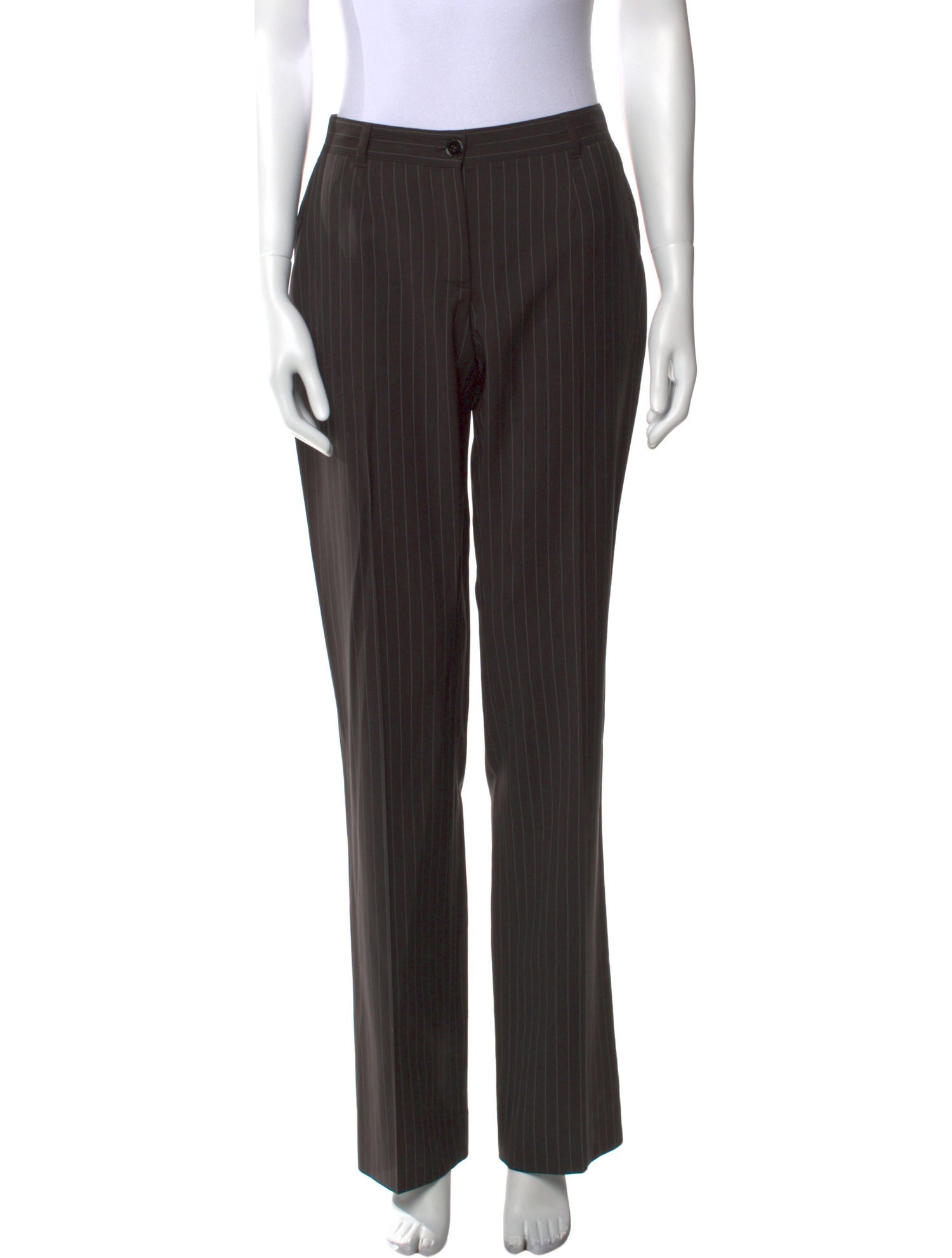 Dolce & Gabbana Striped Straight Leg Pants