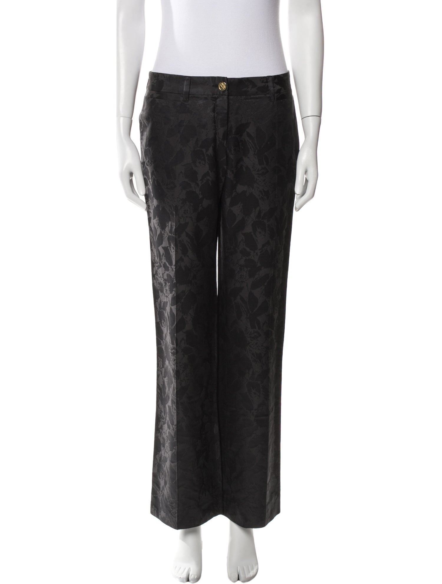 Dolce & Gabbana Wool Wide Leg Pants