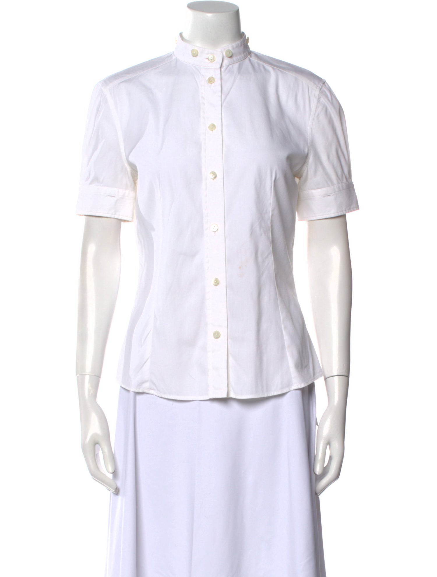 Dolce & Gabbana Short Sleeve Button-Up Top