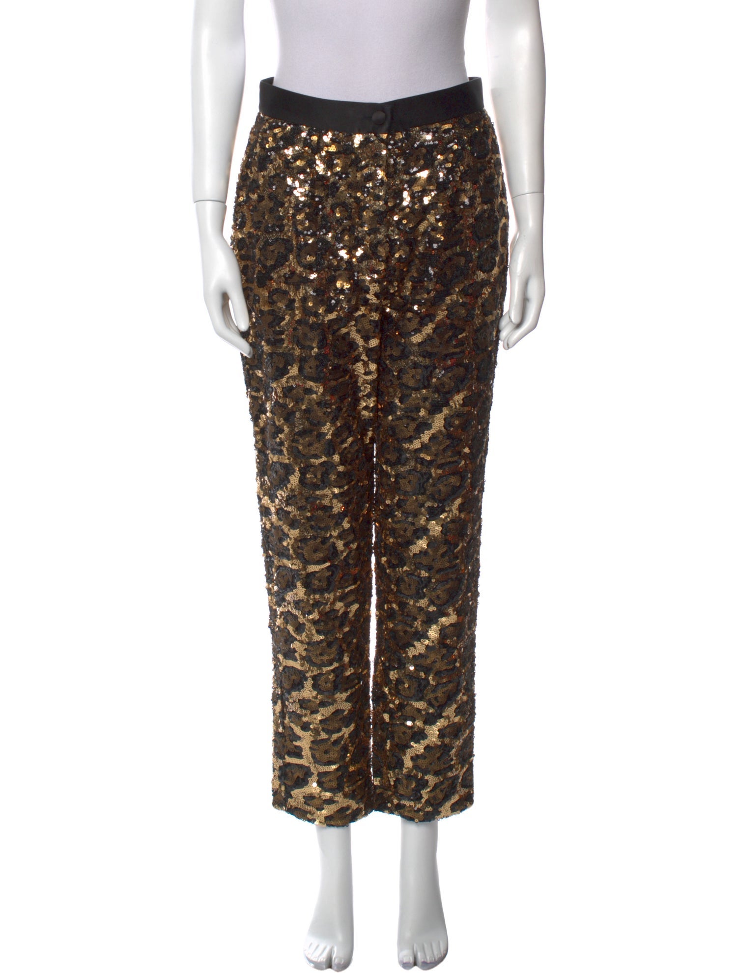 Dolce & Gabbana Floral Print Straight Leg Pants w/ Tags