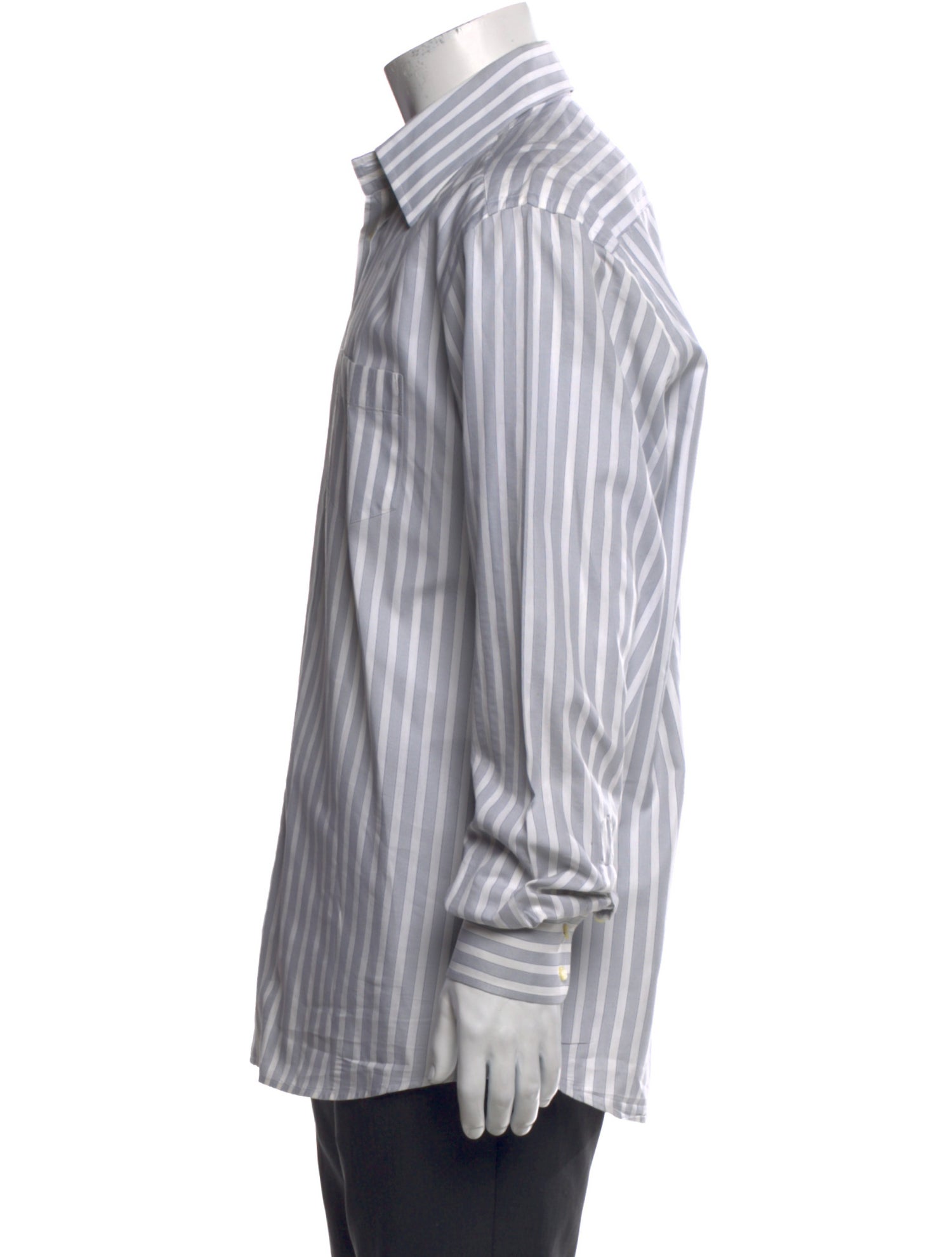 Dolce & Gabbana Striped Long Sleeve Dress Shirt