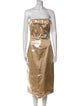 Kim Dolce & Gabbana Strapless Knee-Length Dress