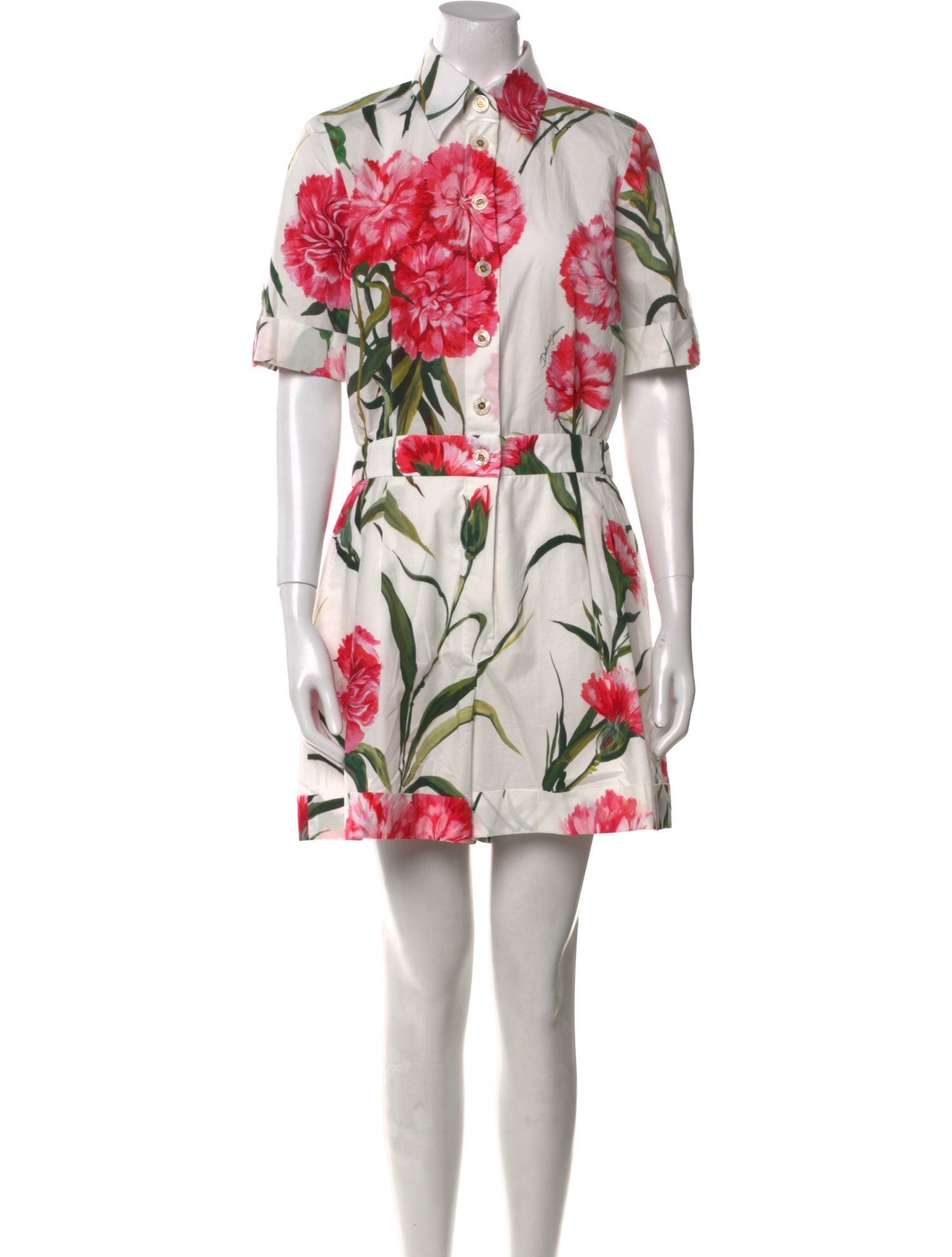 Dolce & Gabbana Floral Print Romper