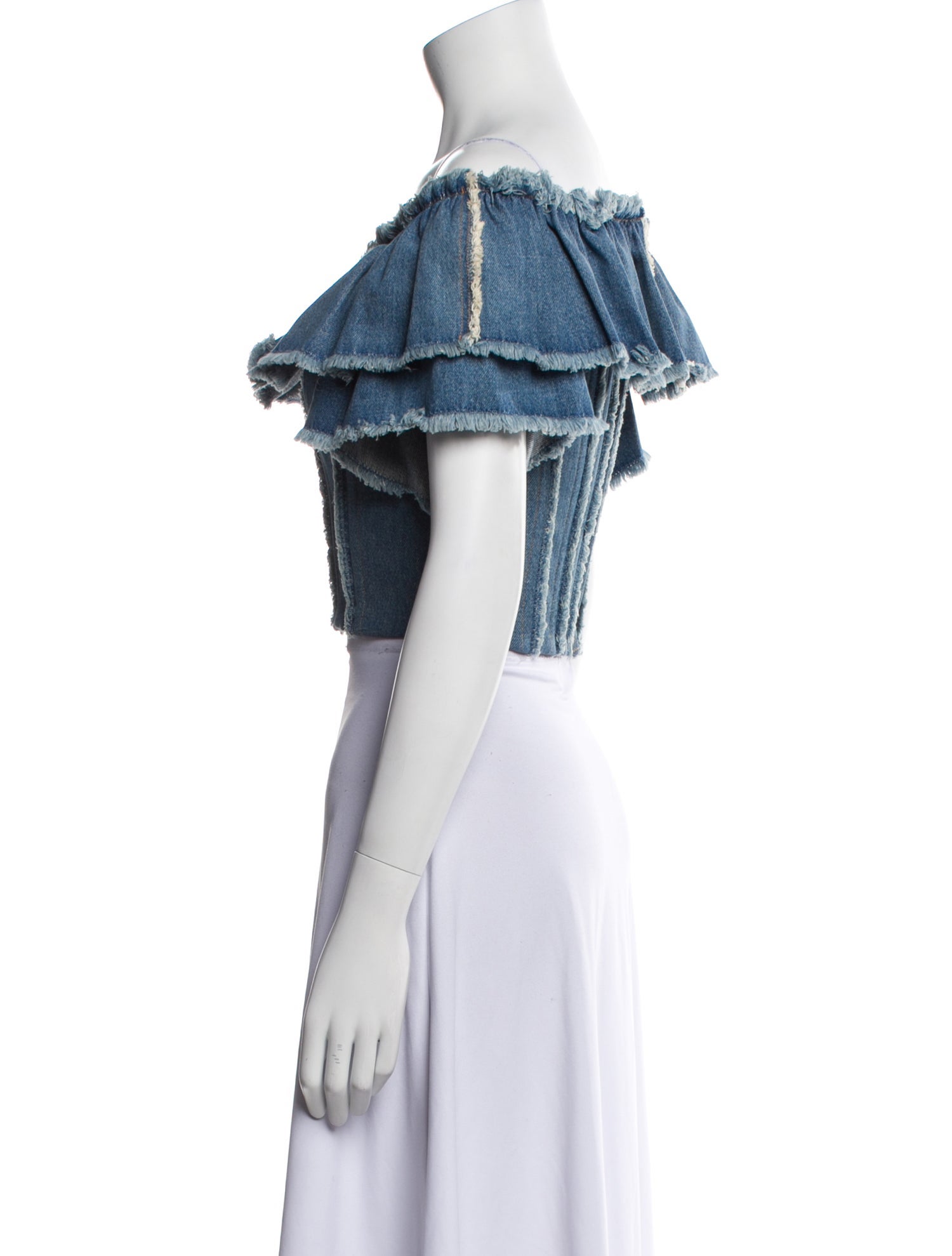 Dolce & Gabbana Off-The-Shoulder Short Sleeve Crop Top w/ Tags