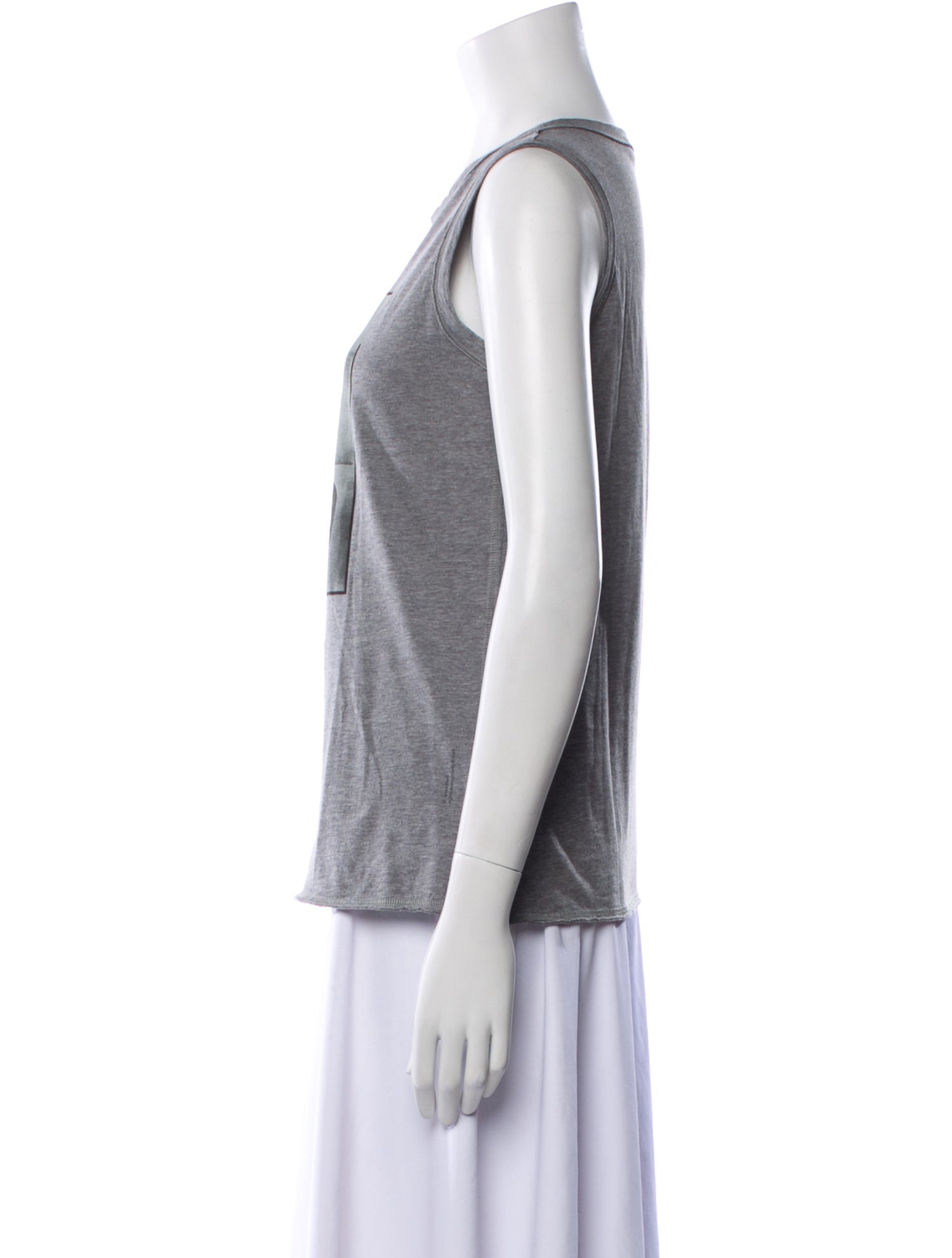 Dolce & Gabbana Graphic Print Scoop Neck Top