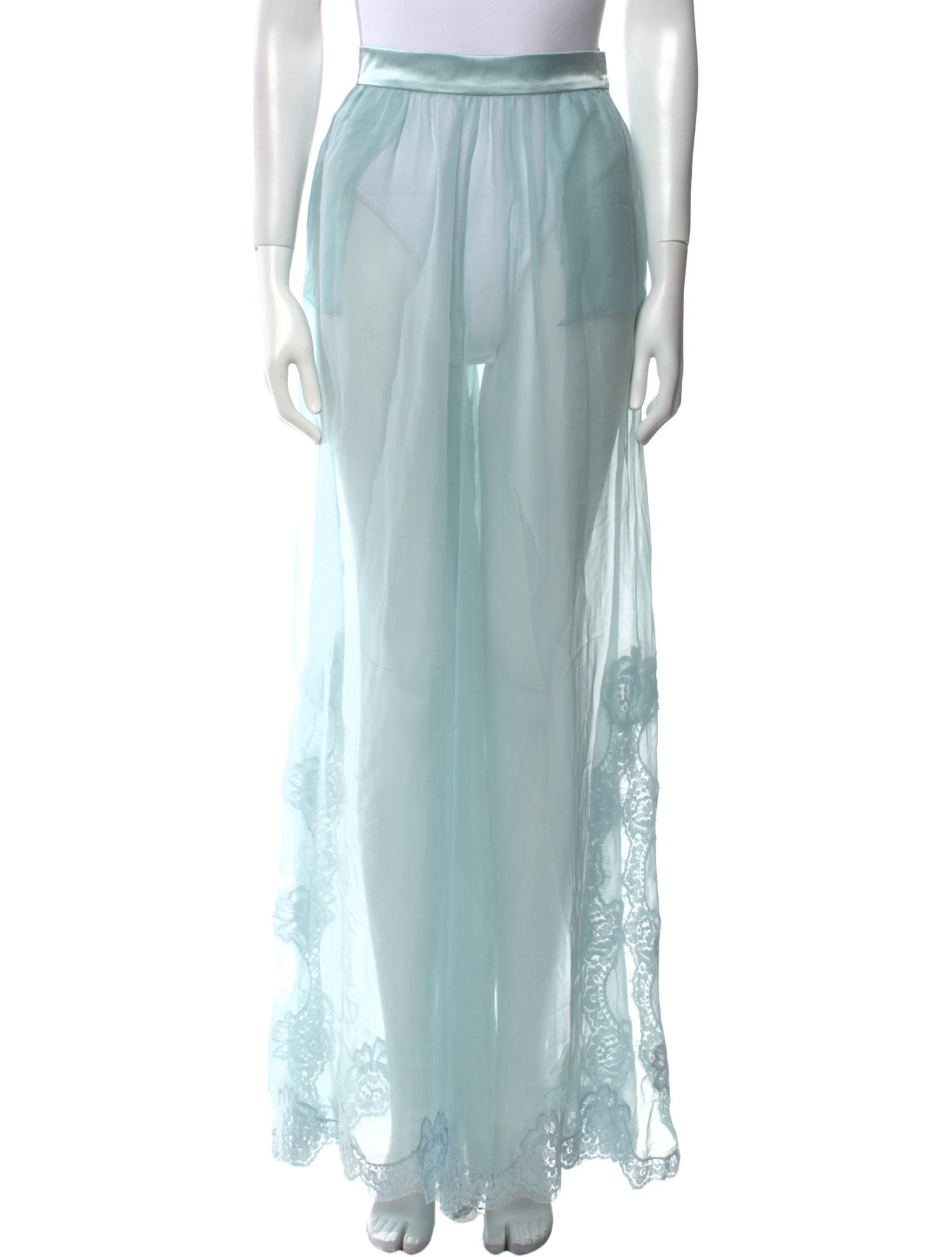 Dolce & Gabbana Silk Long Skirt