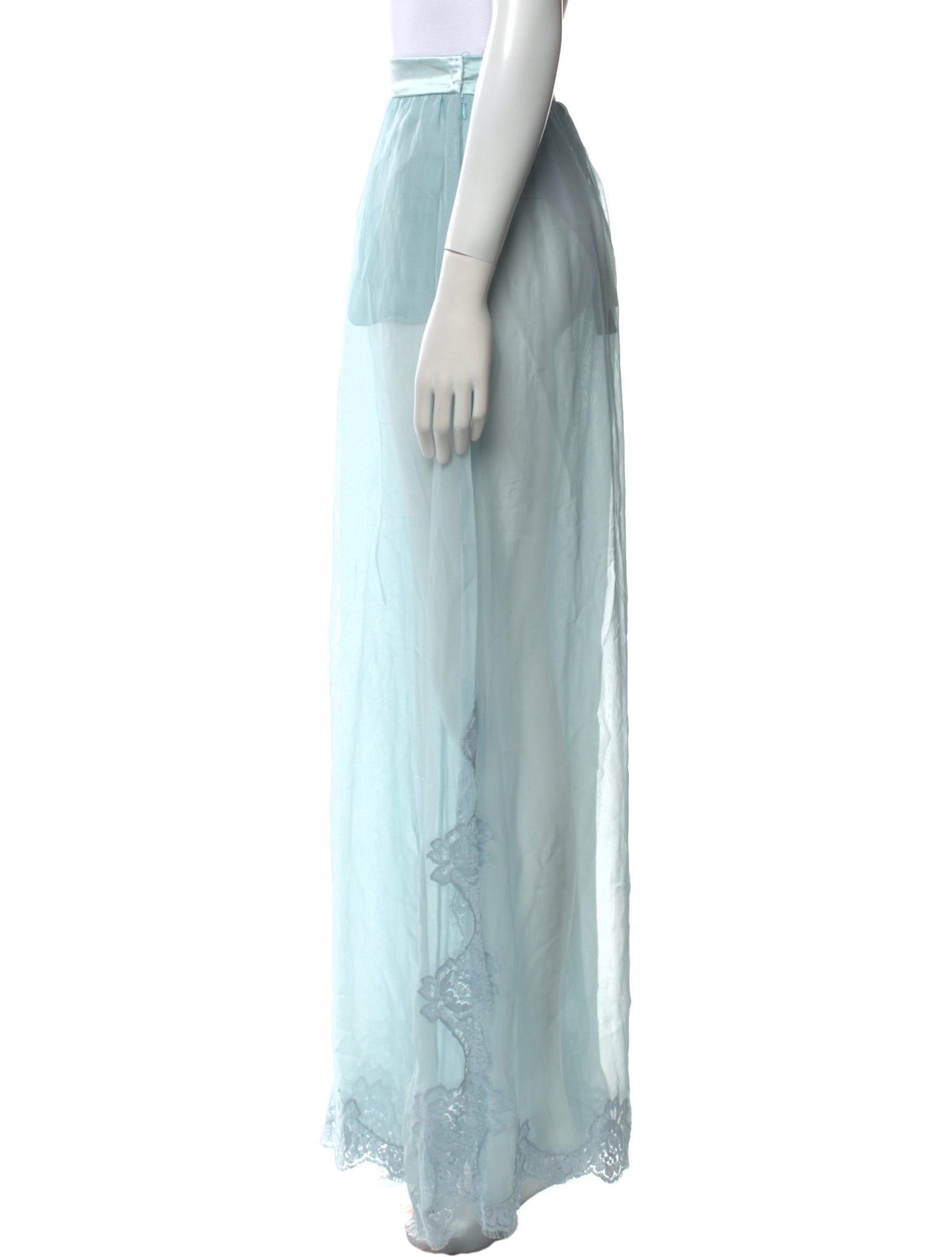 Dolce & Gabbana Silk Long Skirt