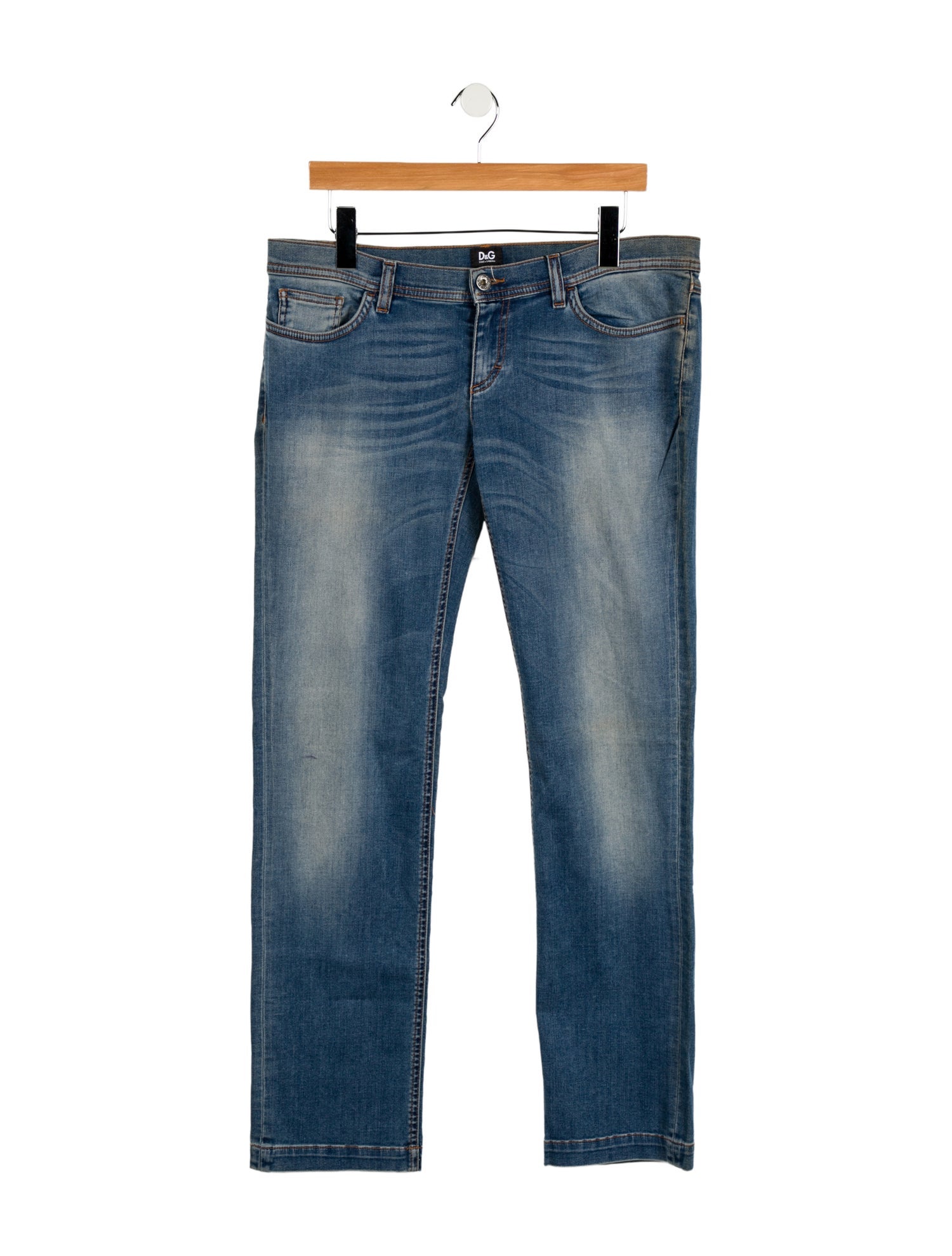 Dolce & Gabbana Low-Rise Straight Leg Jeans w/ Tags