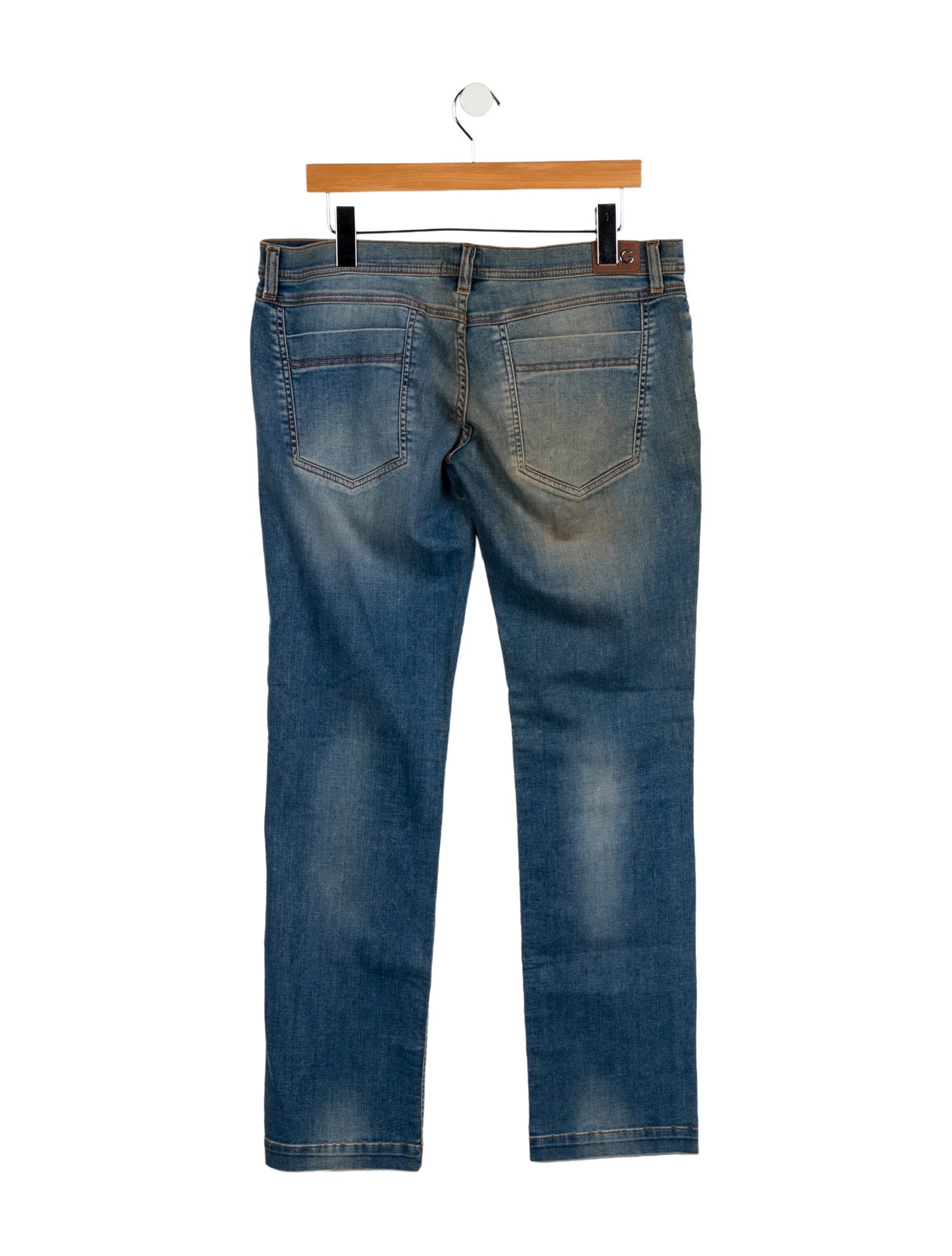 Dolce & Gabbana Low-Rise Straight Leg Jeans w/ Tags