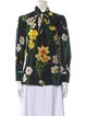 Dolce & Gabbana Silk Floral Print Blouse