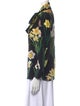 Dolce & Gabbana Silk Floral Print Blouse