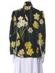 Dolce & Gabbana Silk Floral Print Blouse