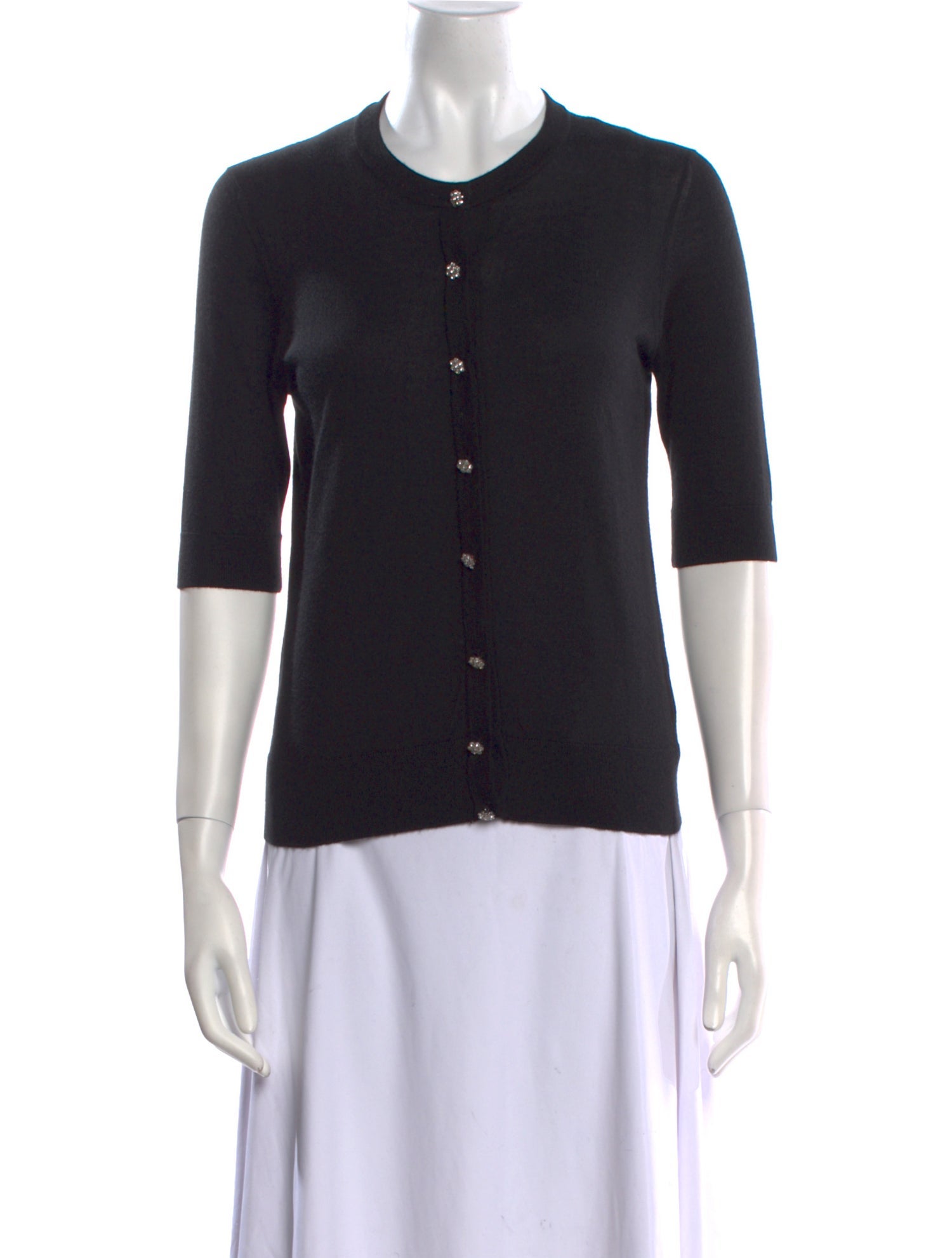 Dolce & Gabbana Cashmere Mock Neck Top