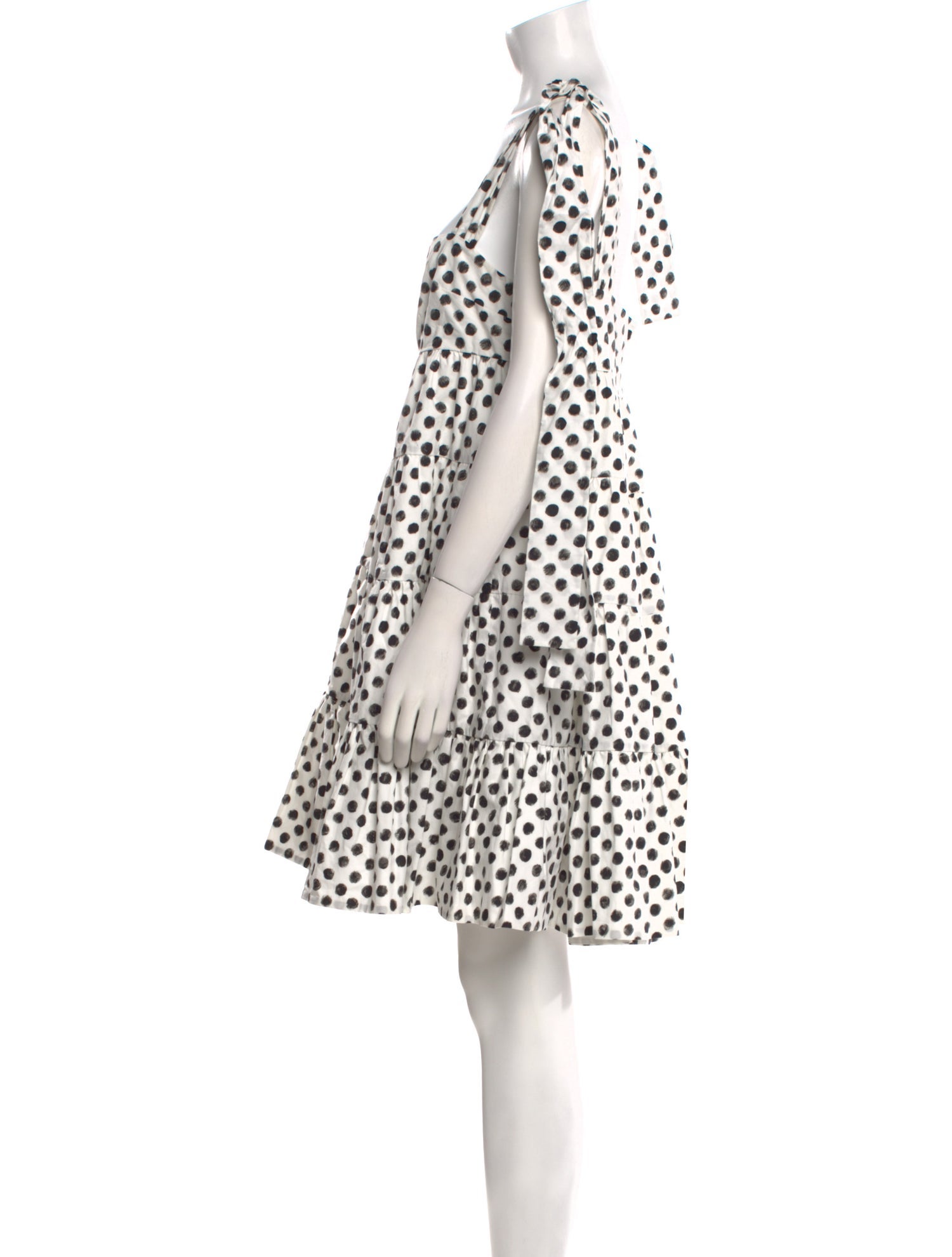 Dolce & Gabbana Polka Dot Print Knee-Length Dress