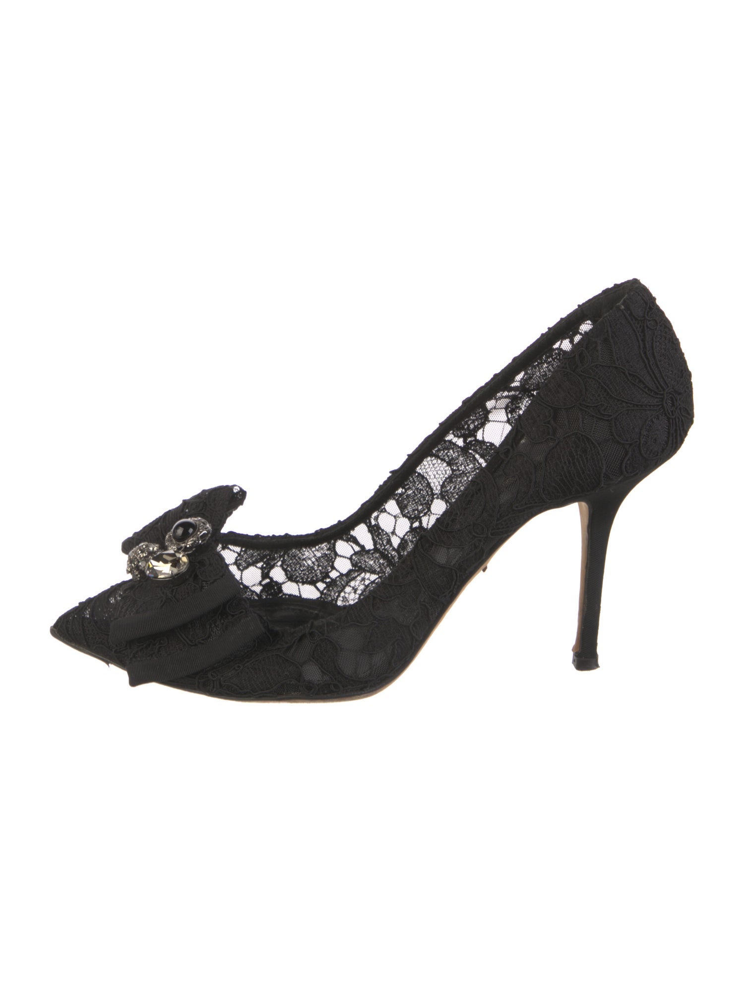 Dolce & Gabbana Lace Lace Pattern Pumps