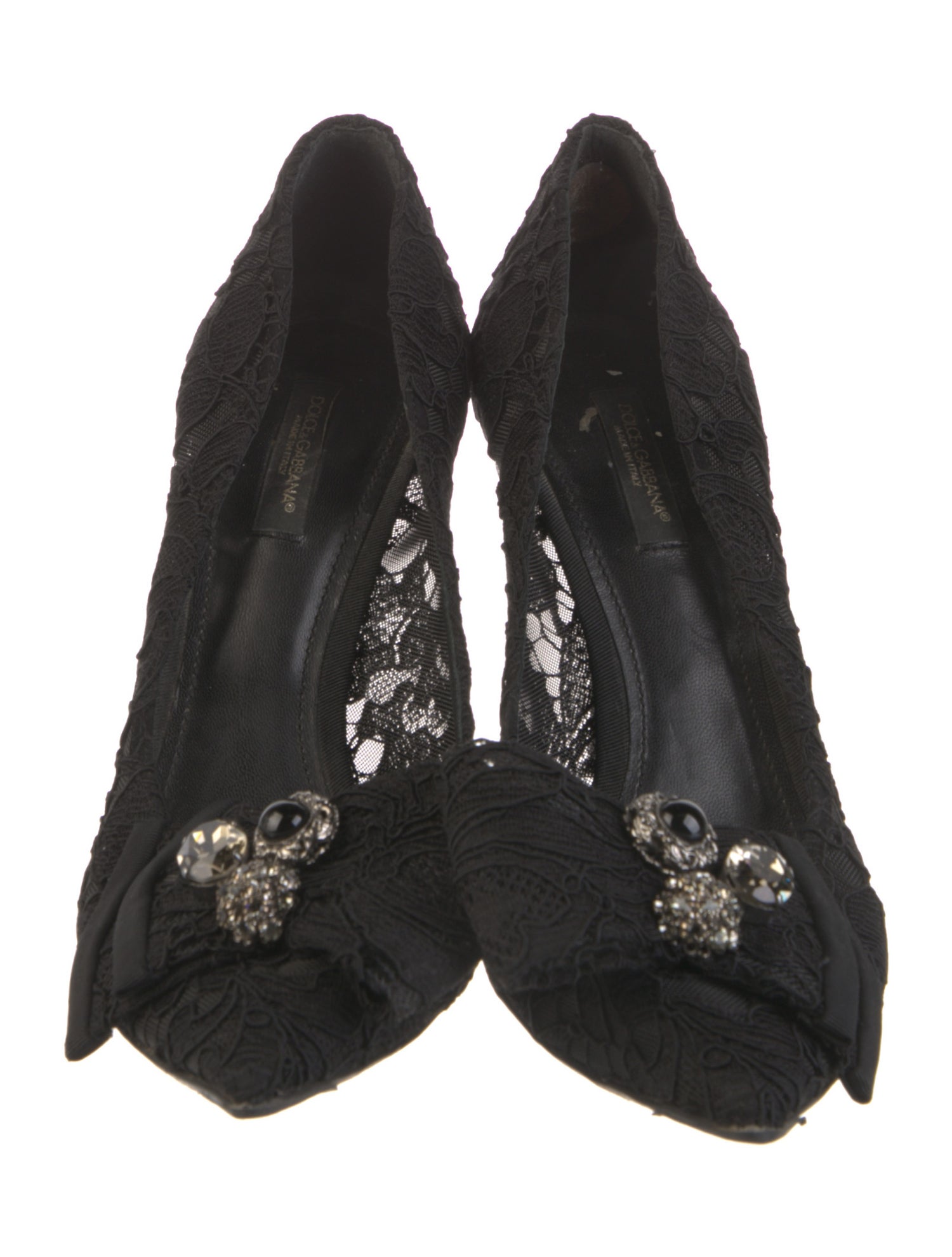 Dolce & Gabbana Lace Lace Pattern Pumps