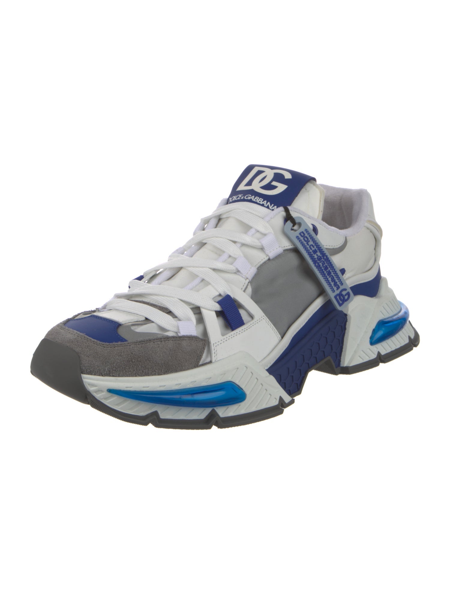 Dolce & Gabbana Nylon Printed Athletic Sneakers