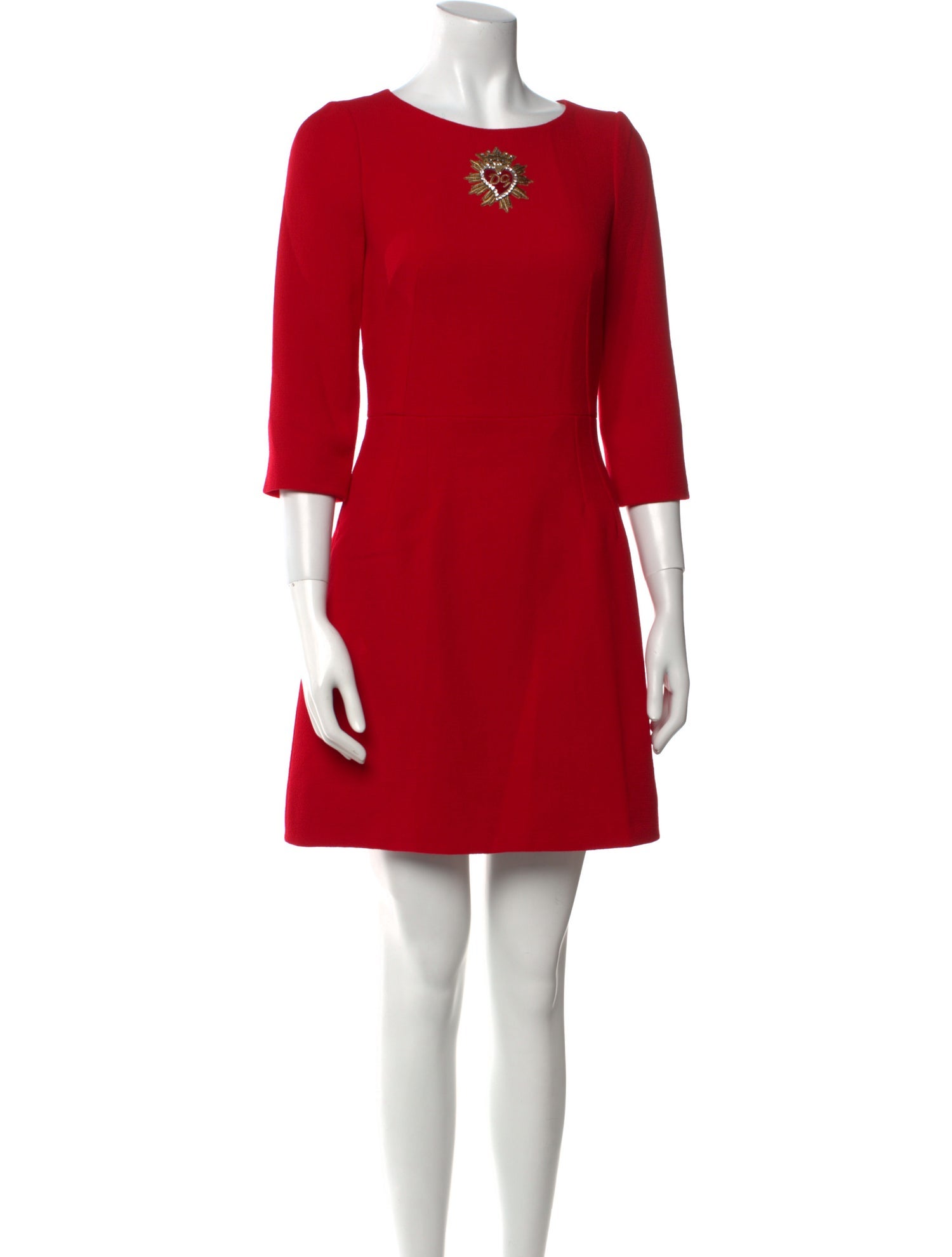Dolce & Gabbana Wool Mini Dress