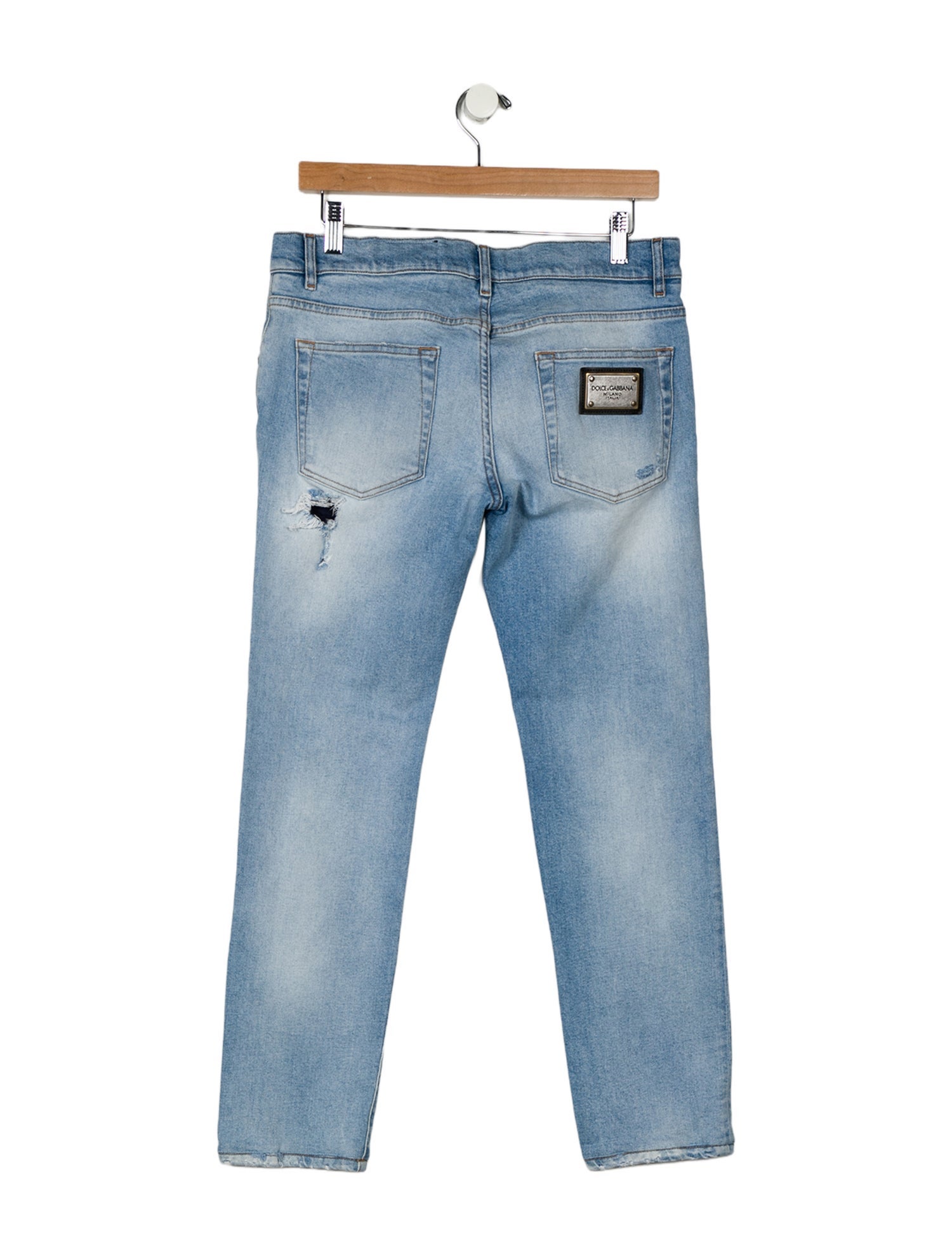 Dolce & Gabbana Mid-Rise Straight Leg Jeans