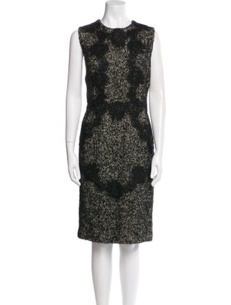 Dolce & Gabbana Virgin Wool Knee-Length Dress