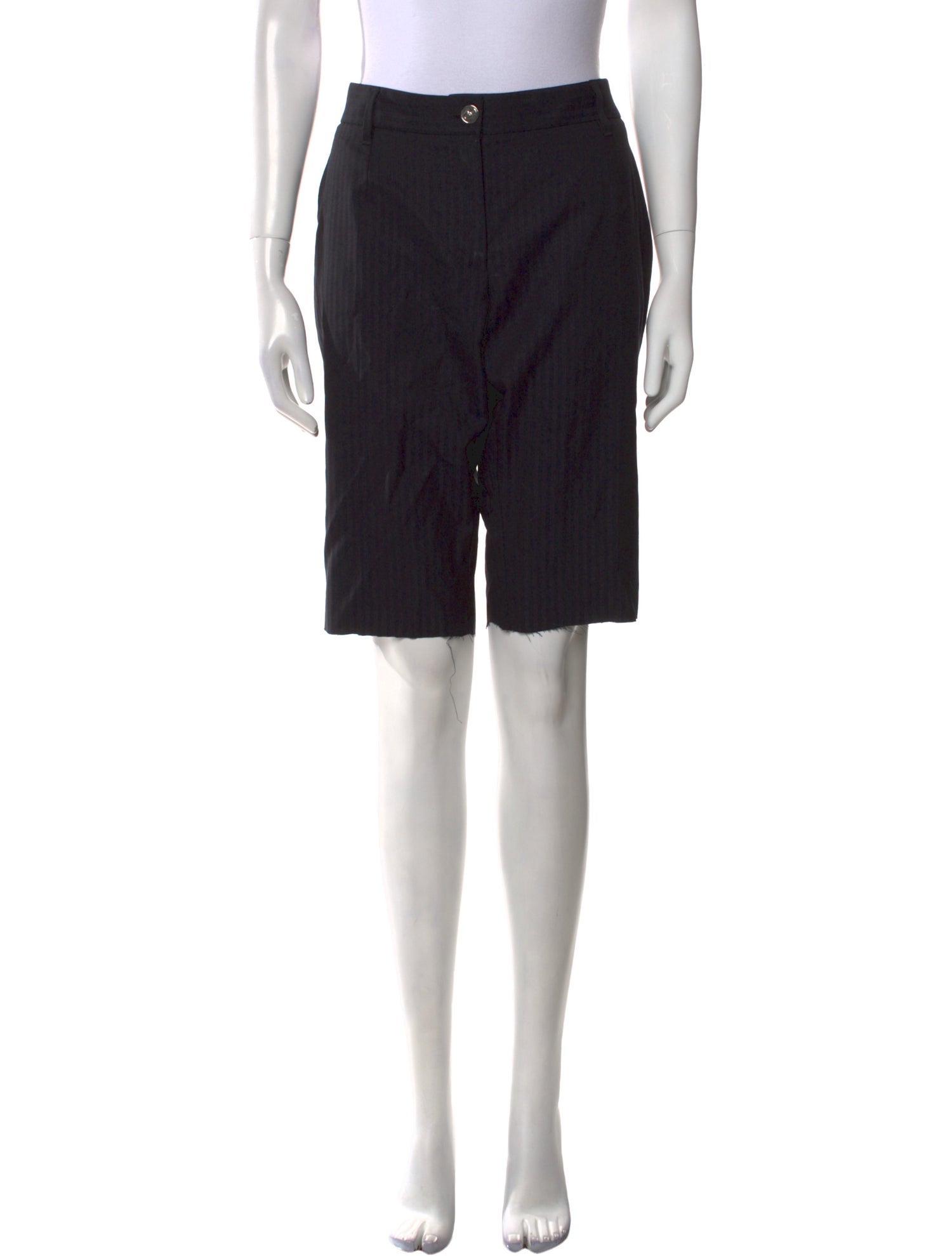 Dolce & Gabbana Virgin Wool Knee-Length Shorts