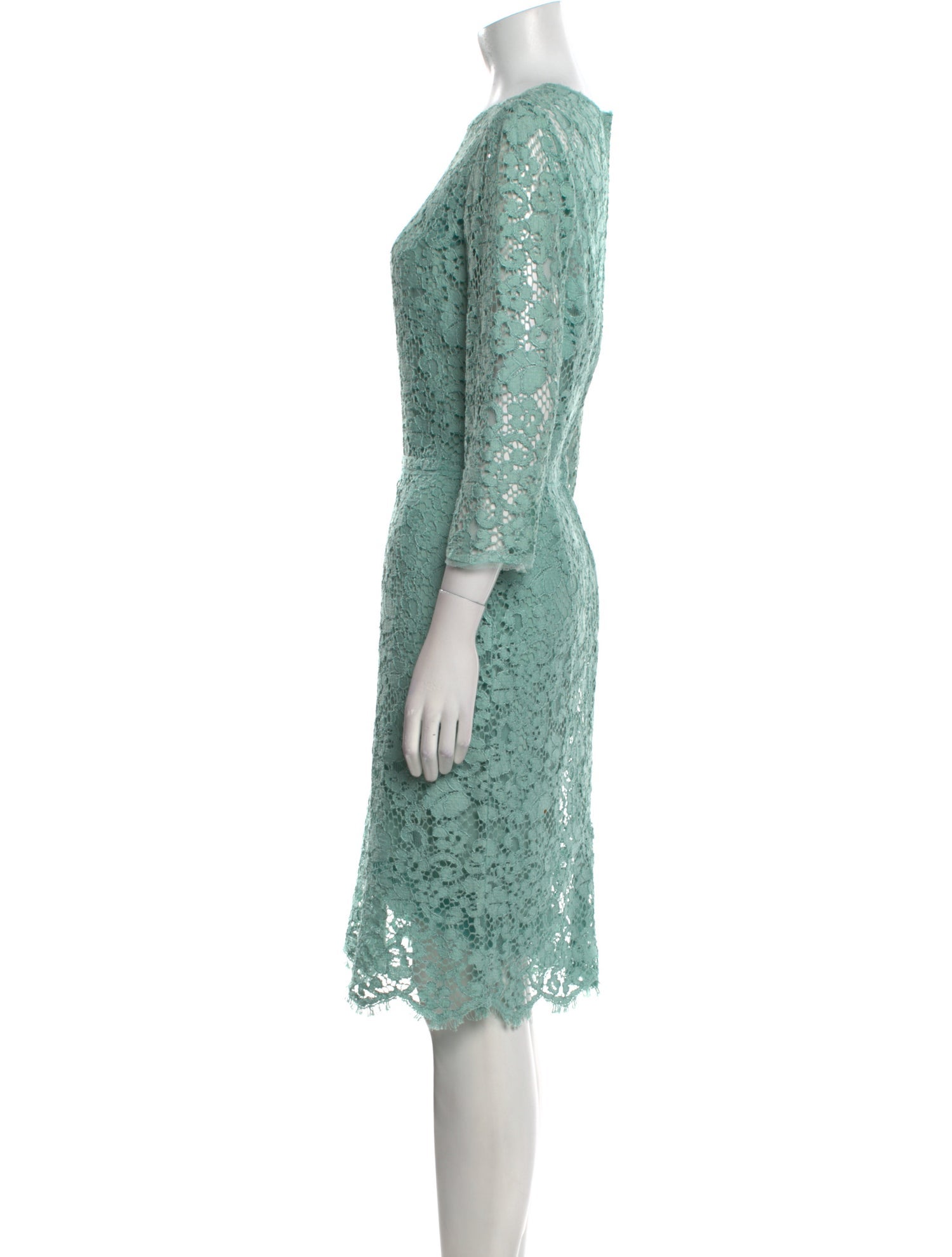 Dolce & Gabbana Lace Knee-Length Dress