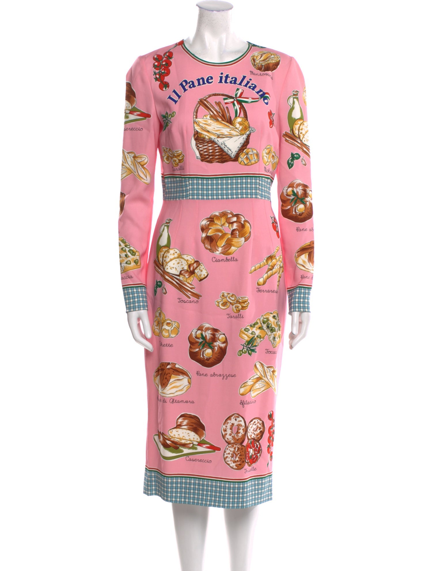 Dolce & Gabbana Silk Midi Length Dress