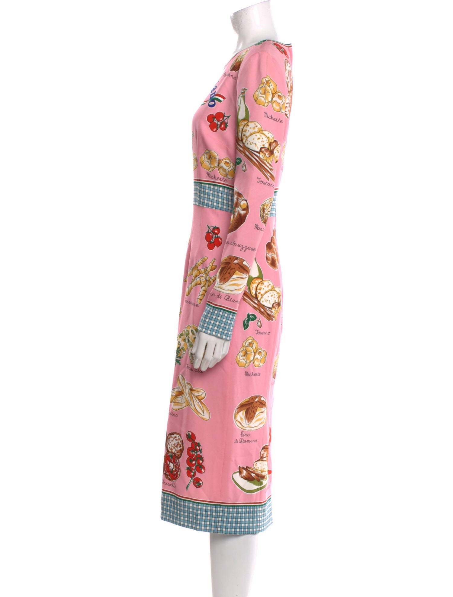 Dolce & Gabbana Silk Midi Length Dress