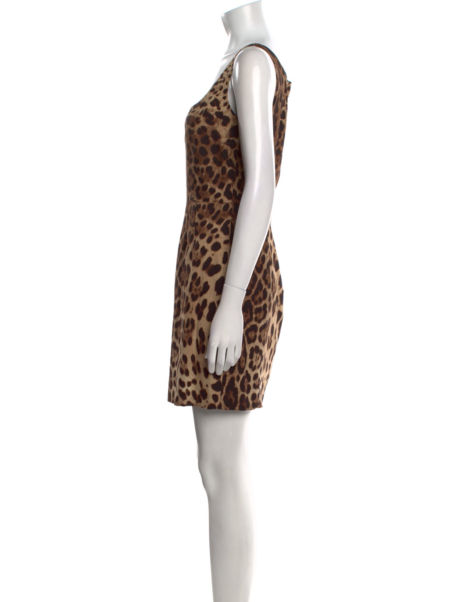 Dolce & Gabbana Animal Print Mini Dress