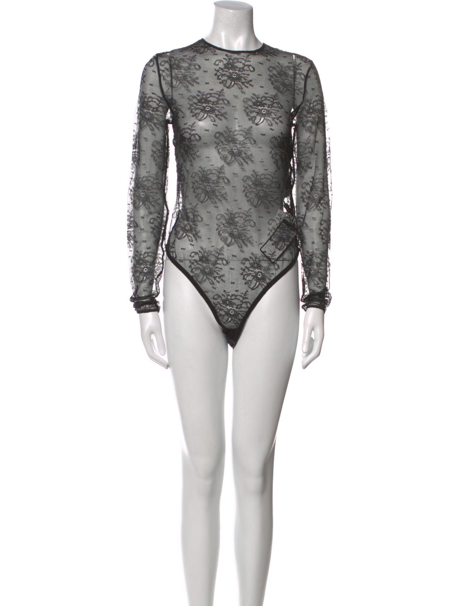 Dolce & Gabbana Lace Crew Neck Bodysuit w/ Tags