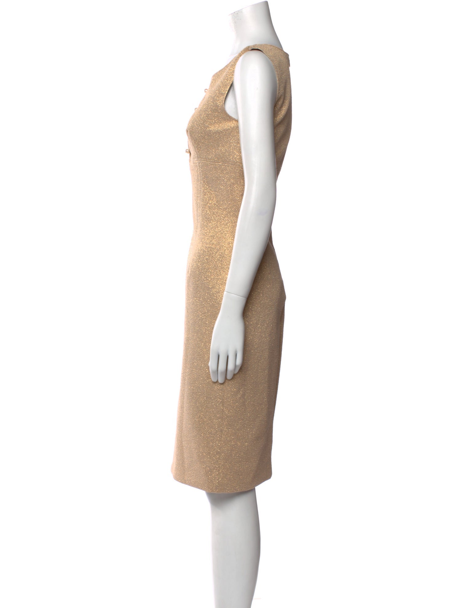 Dolce & Gabbana Scoop Neck Knee-Length Dress