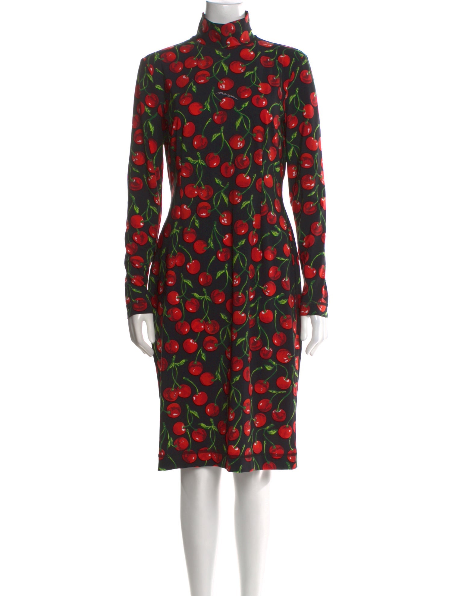 Dolce & Gabbana Nylon Knee-Length Dress