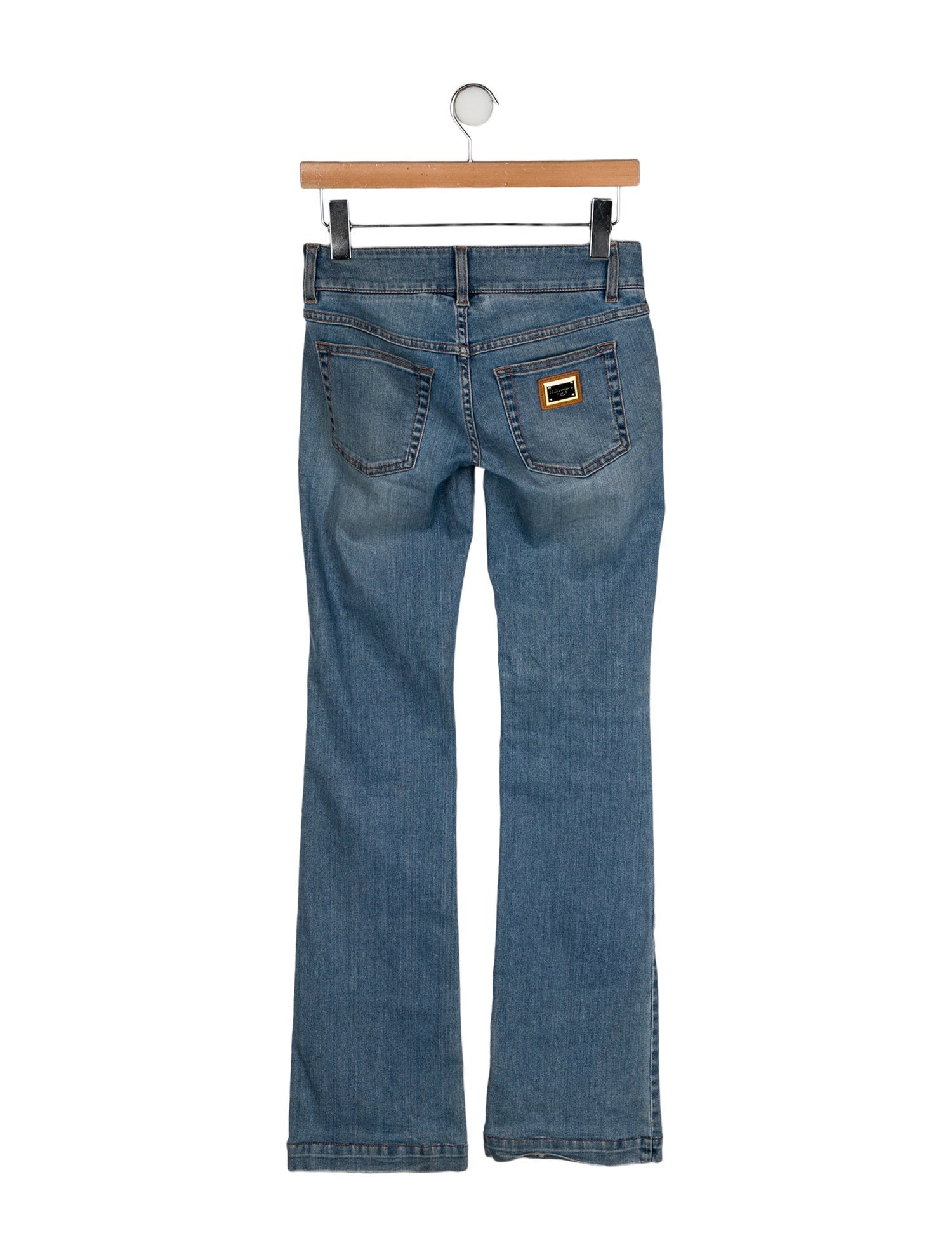 Dolce & Gabbana Low-Rise Wide Leg Jeans