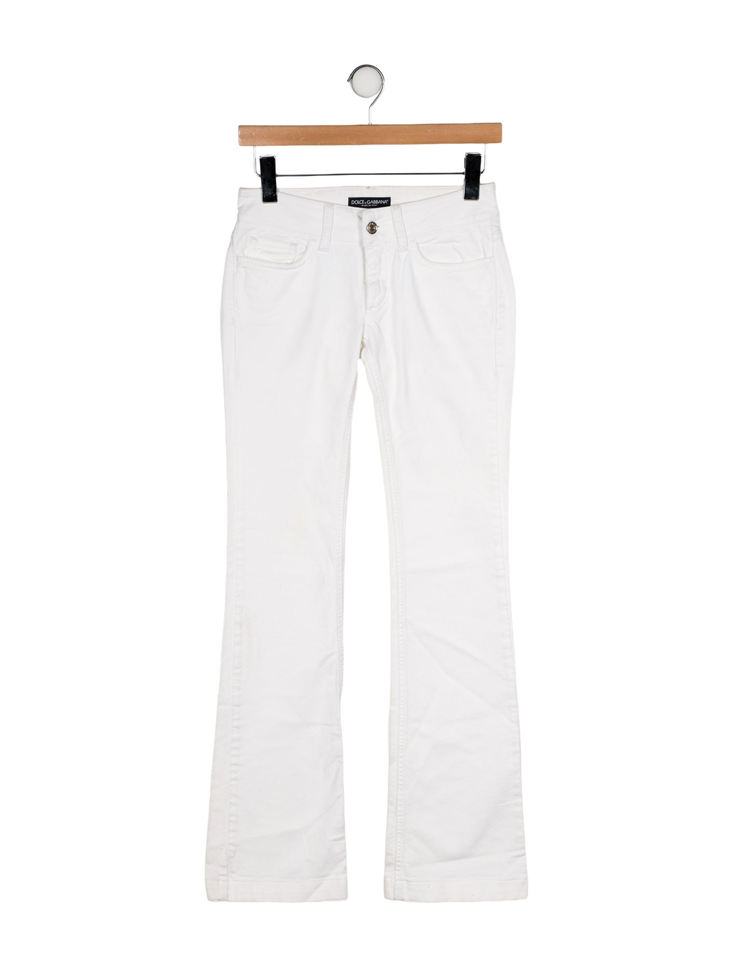 Dolce & Gabbana Low-Rise Wide Leg Jeans