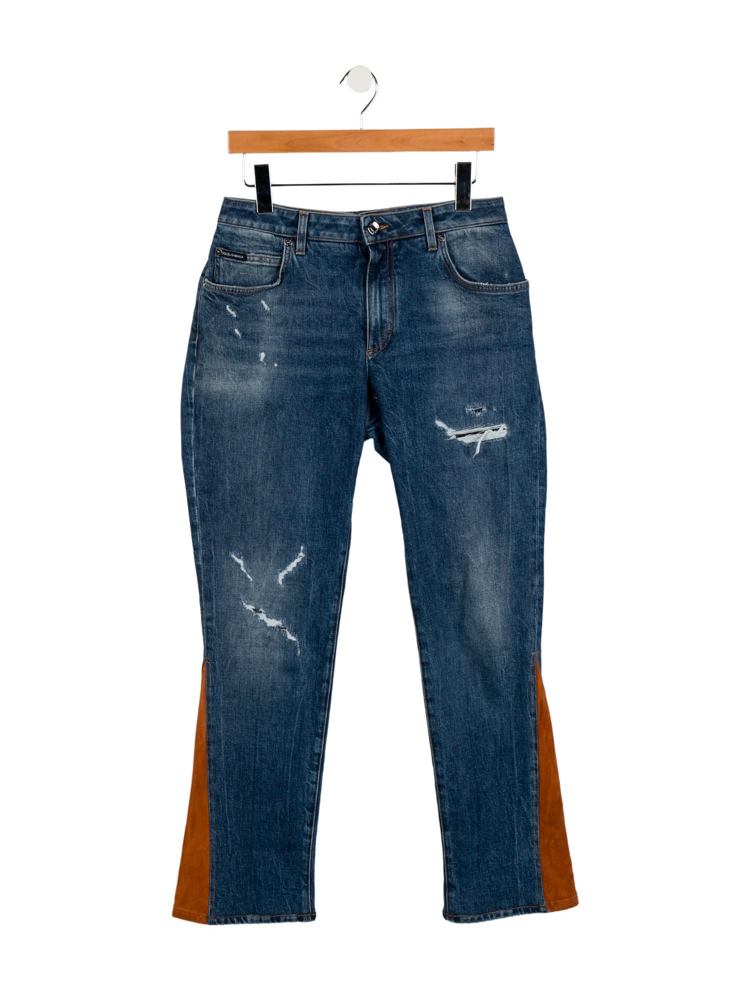 Dolce & Gabbana Mid-Rise Straight Leg Jeans