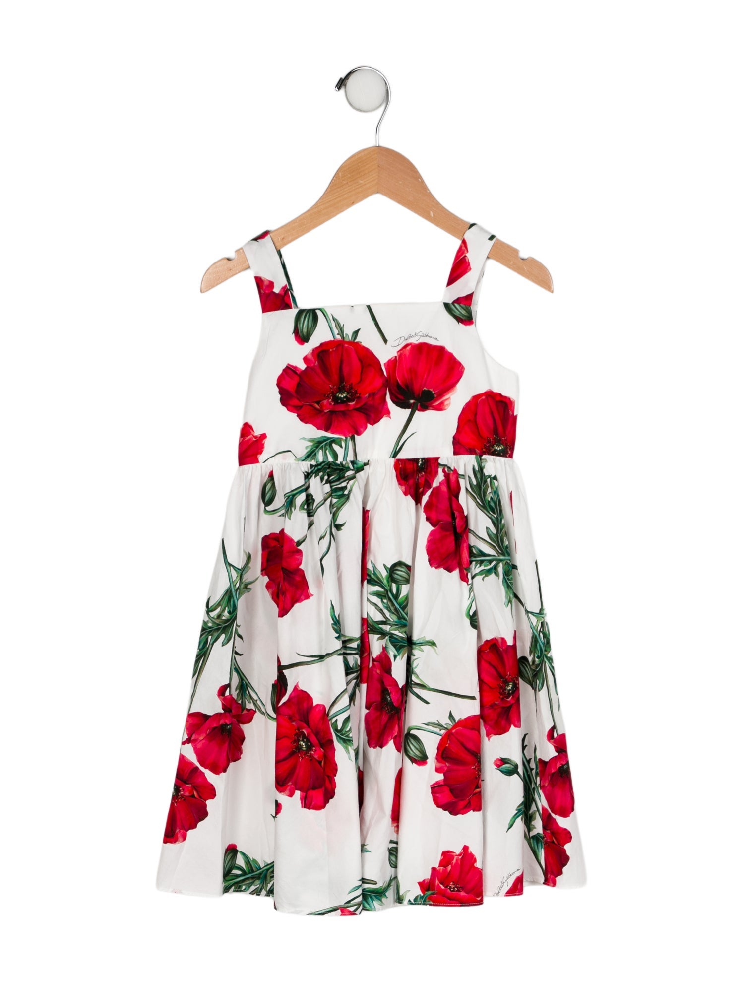 Dolce & Gabbana Toddler Girls' Floral Printed Sleeveless Dress