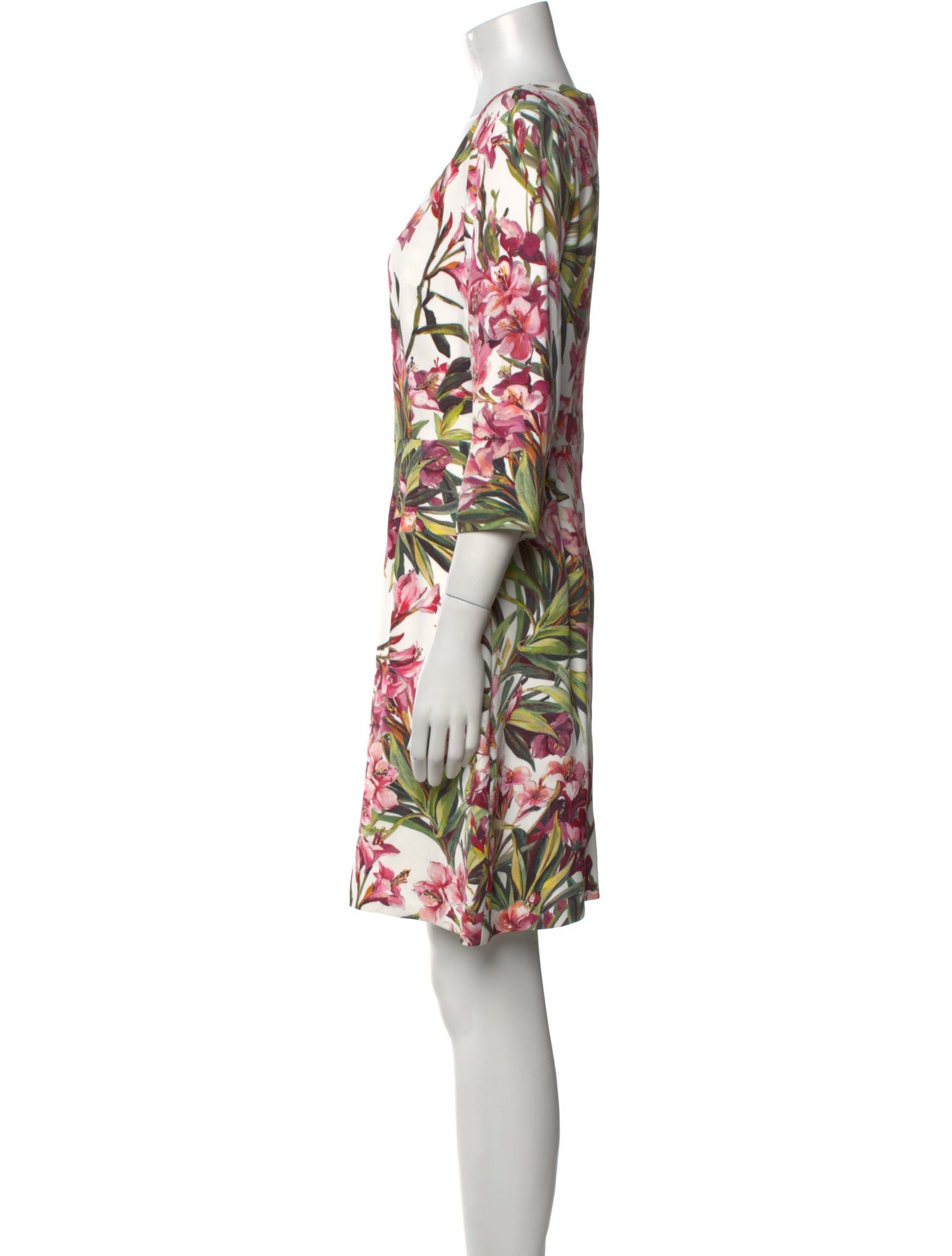 Dolce & Gabbana Floral Print Mini Dress