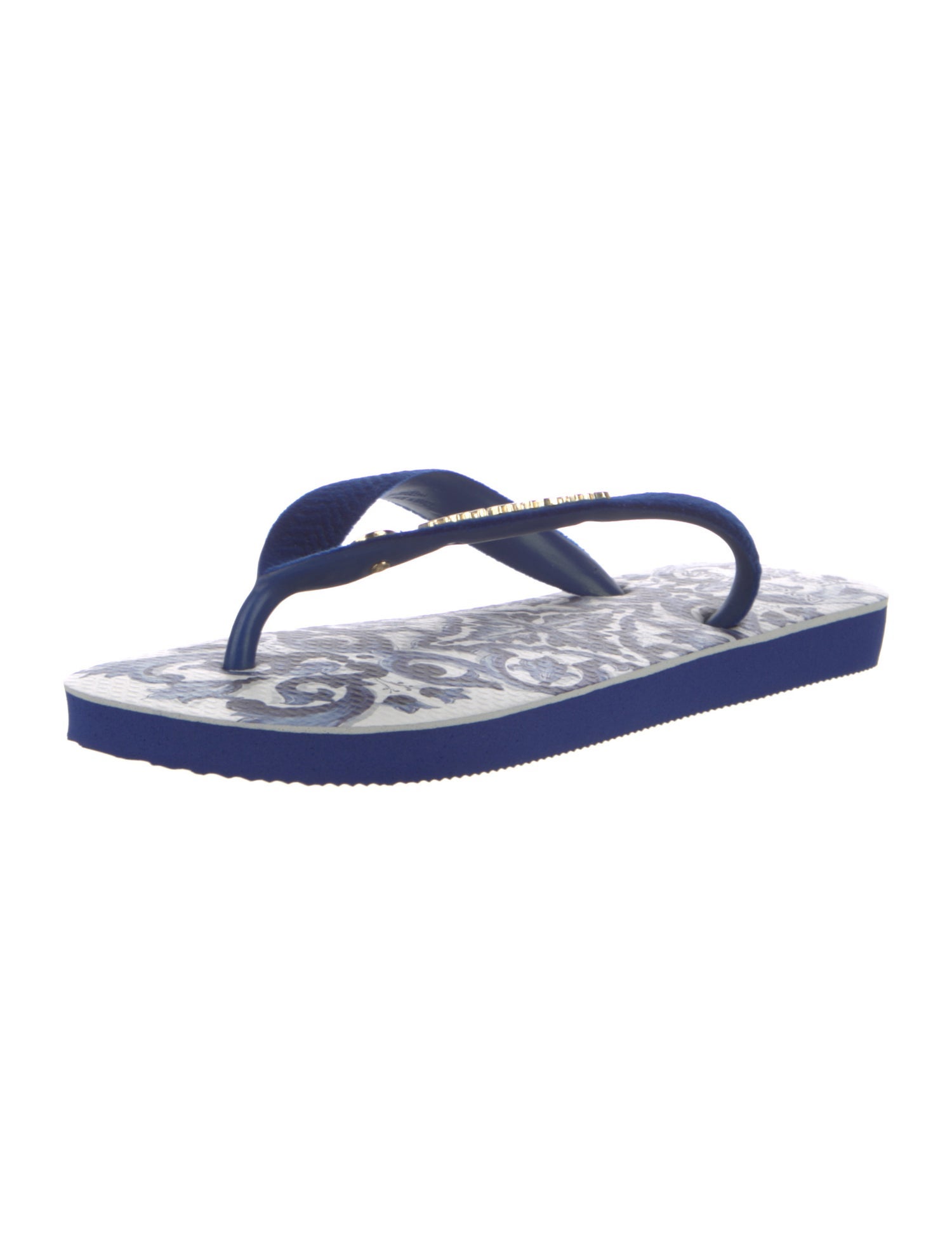 Dolce & Gabbana Velvet Flip Flops w/ Tags