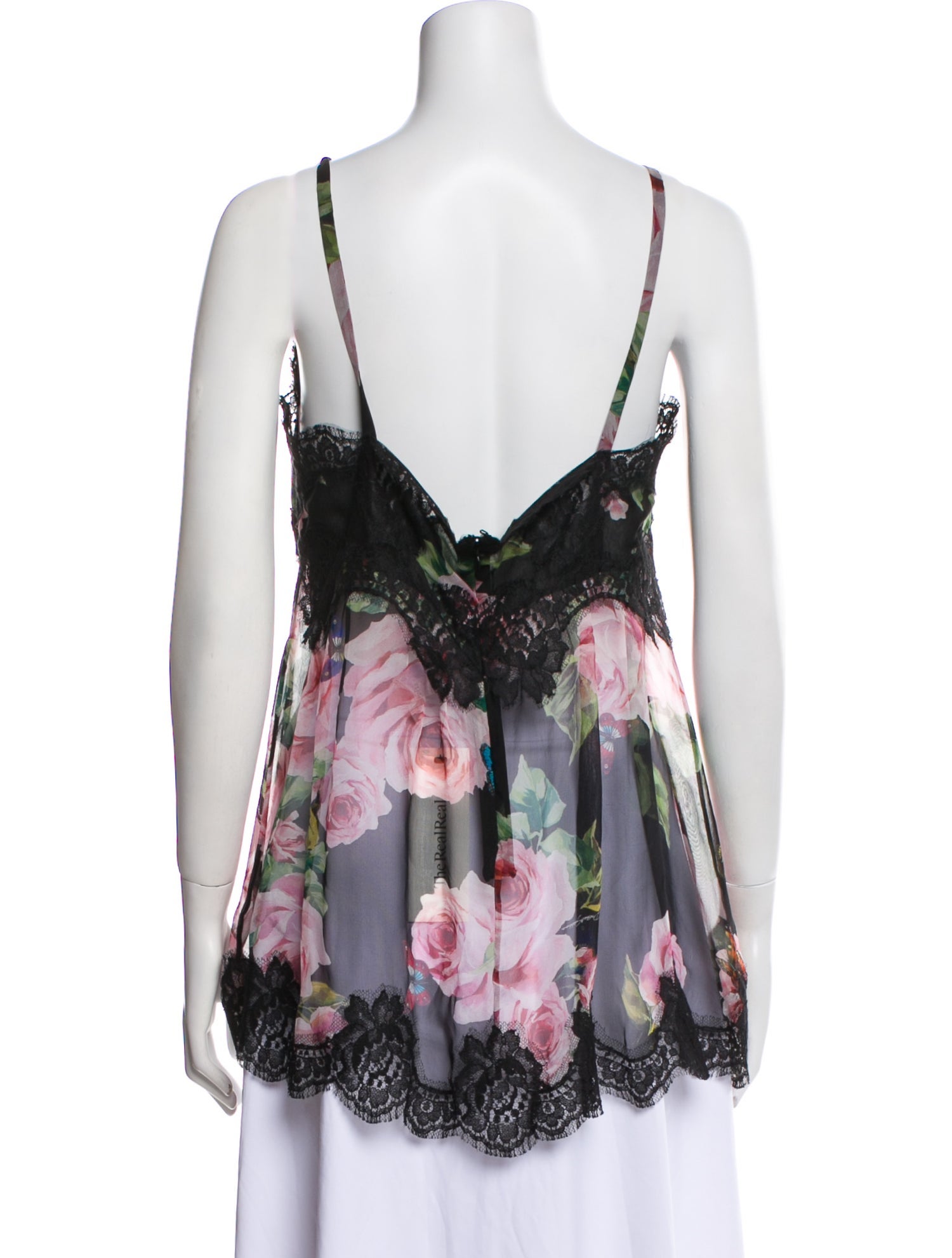 Dolce & Gabbana Silk Floral Print Blouse