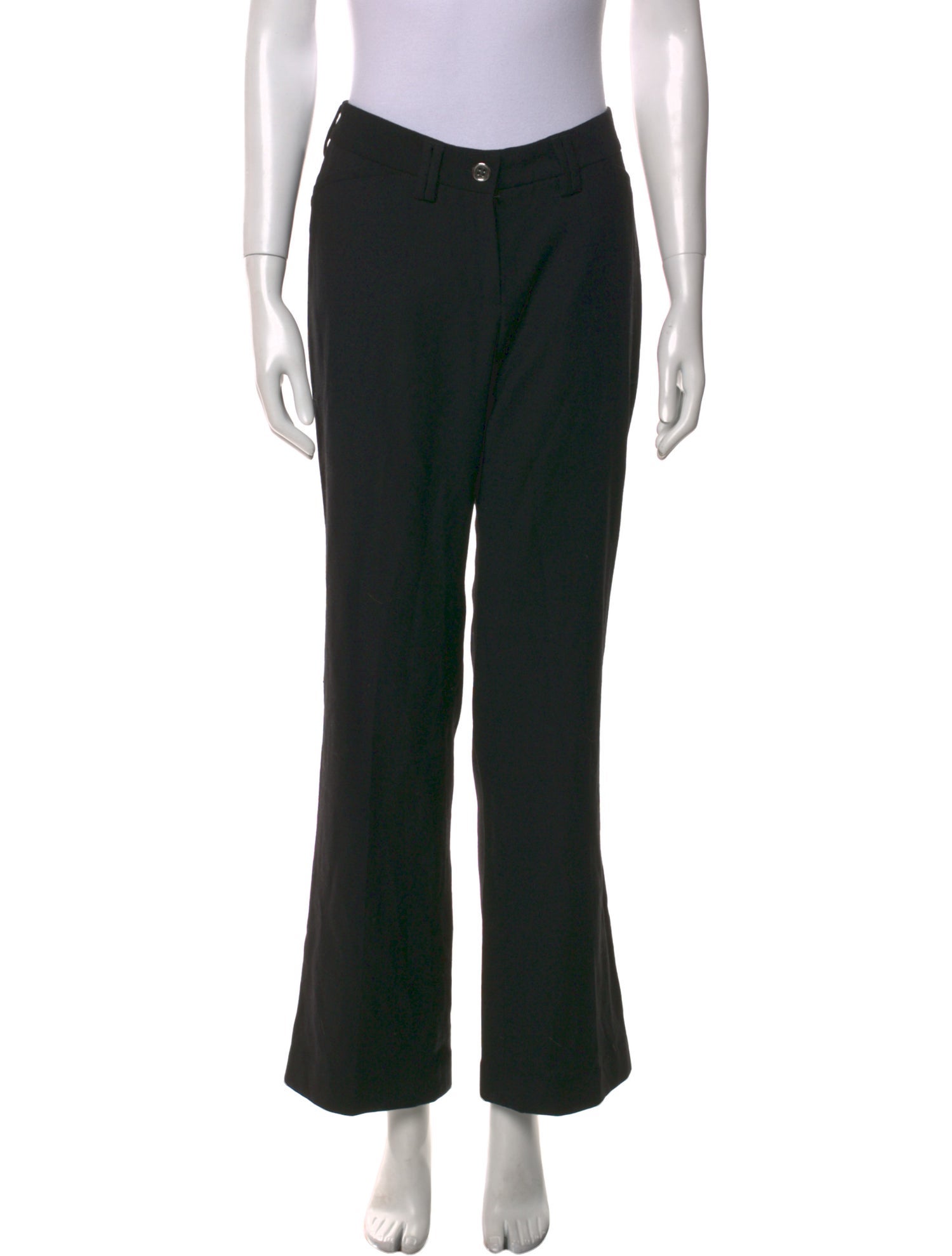 Dolce & Gabbana Virgin Wool Wide Leg Pants
